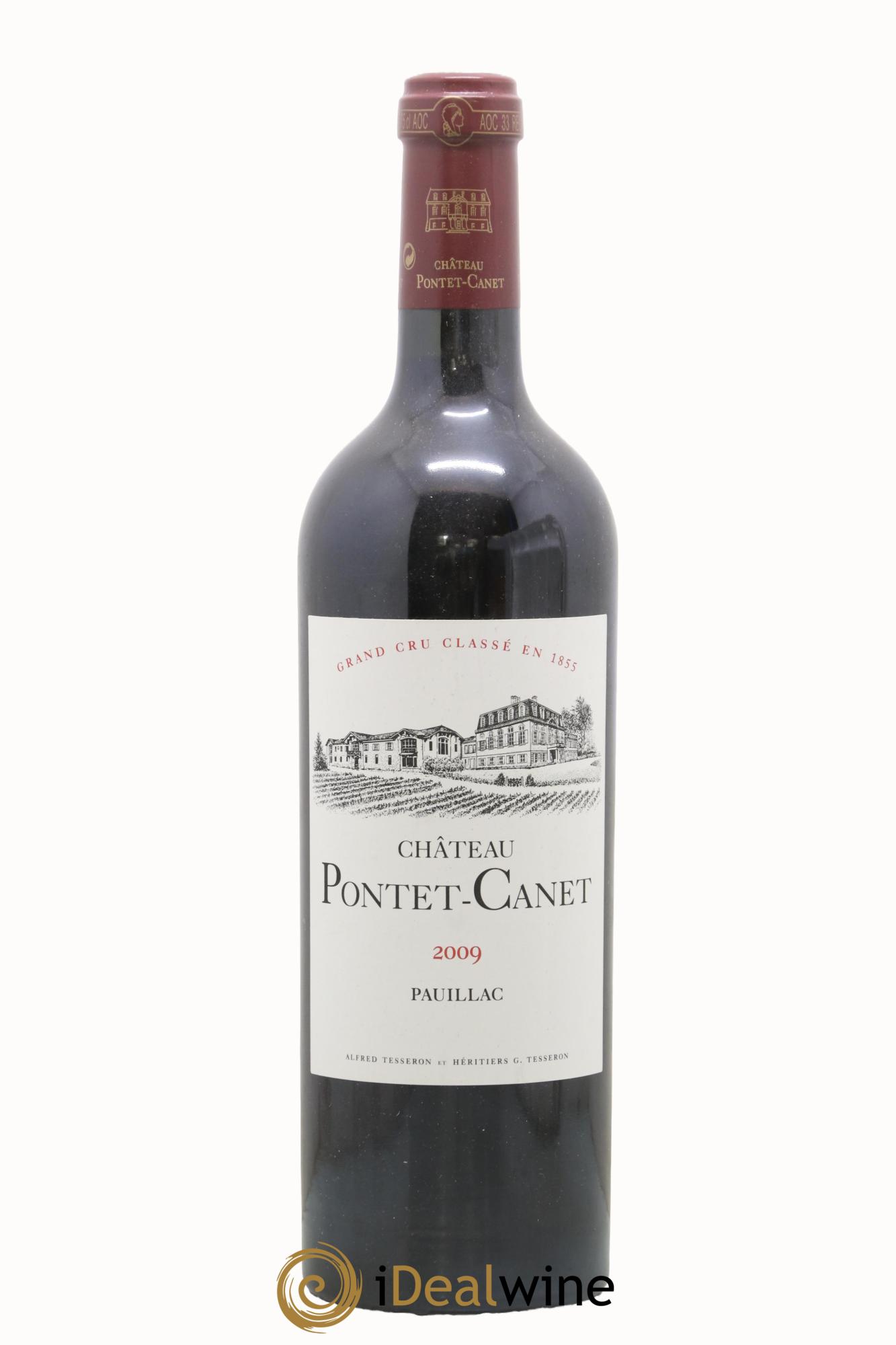 Château Pontet Canet 5ème Grand Cru Classé 2009 - Lot de 1 bouteille - 0