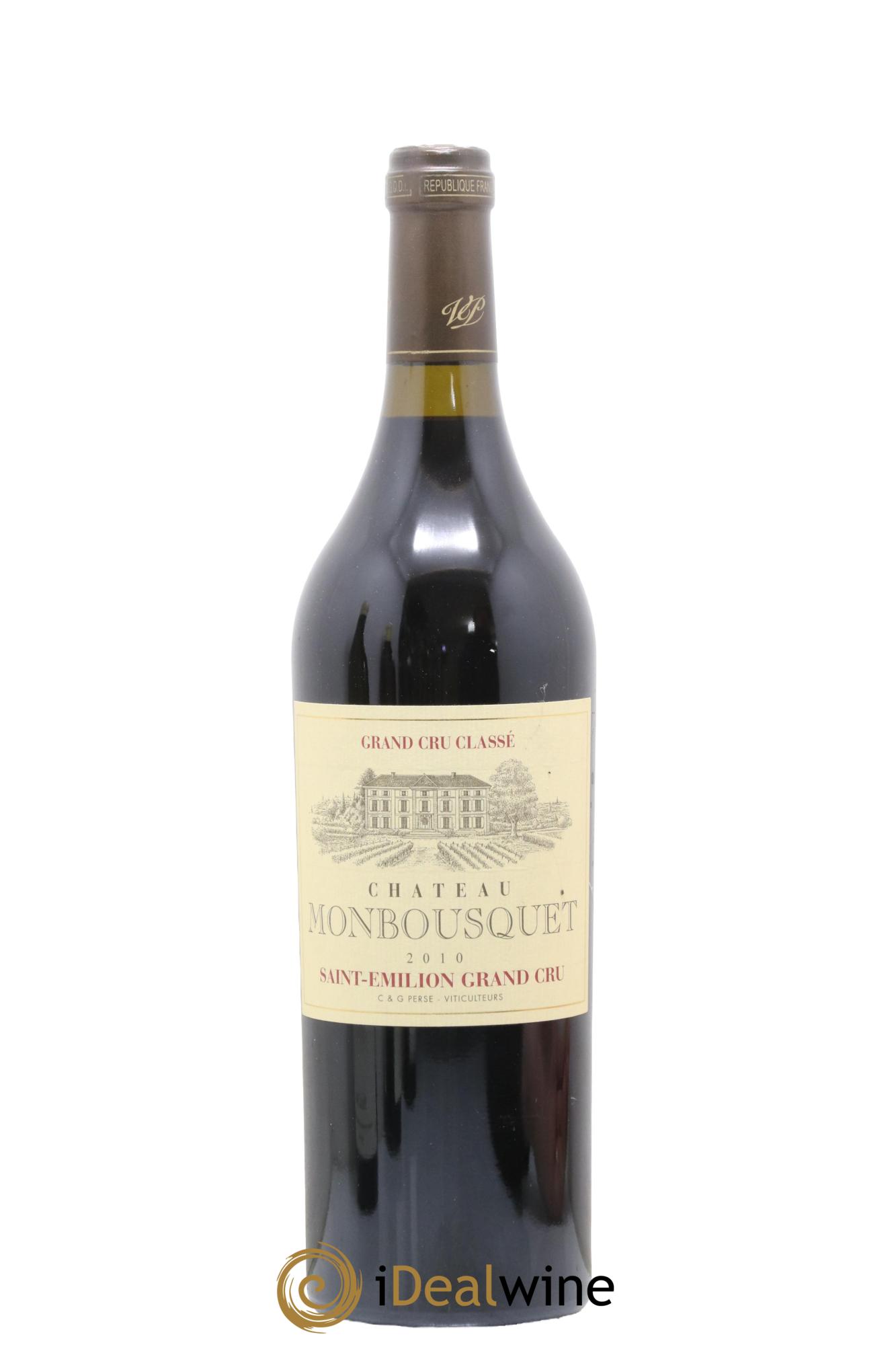 Château Monbousquet Grand Cru Classé 2010 - Lot de 1 bouteille - 0