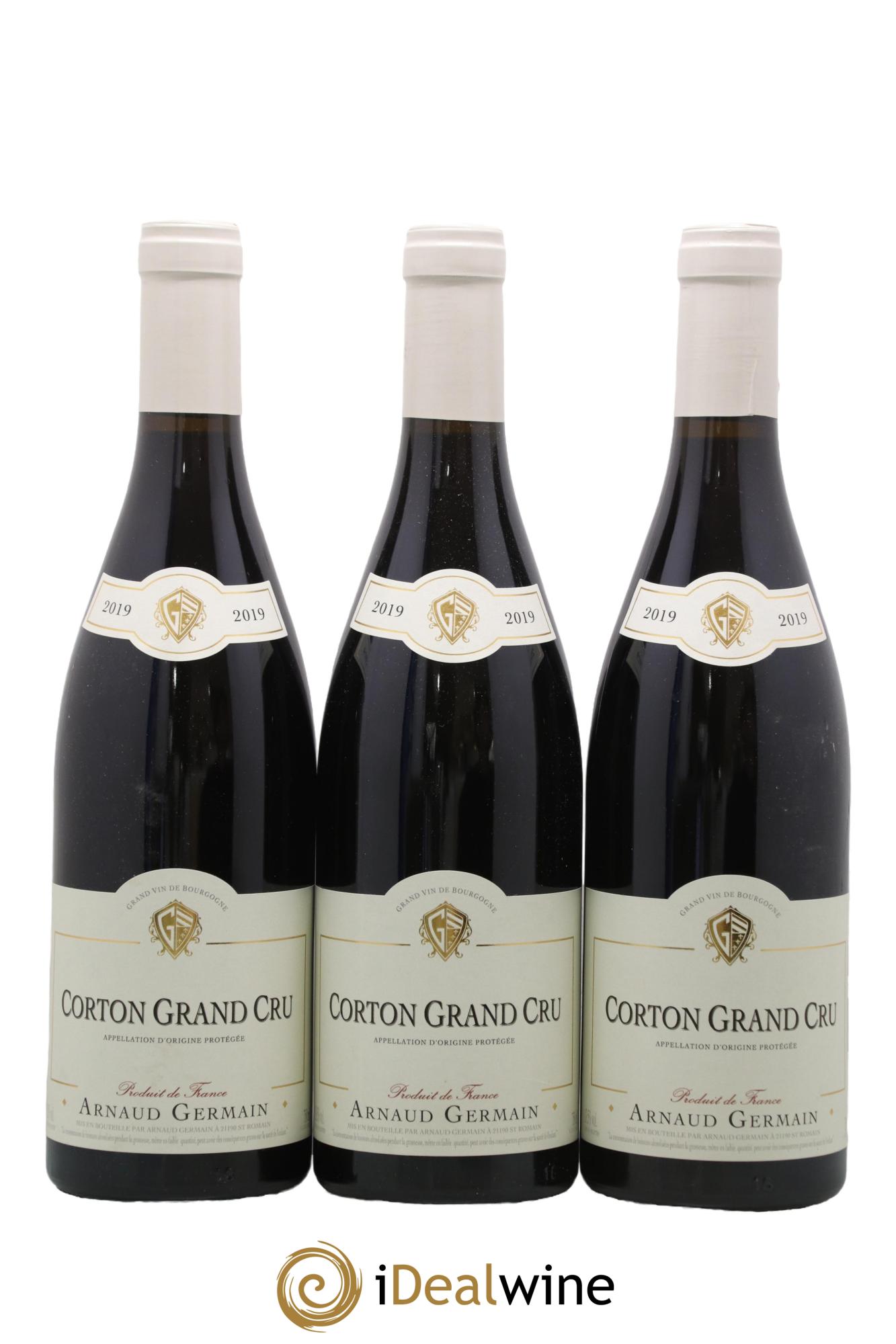 Corton Grand Cru Arnaud Germain 2019 - Lot de 3 bouteilles - 0