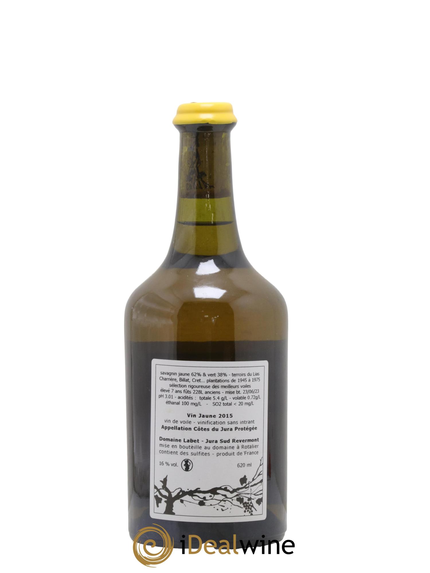 Côtes du Jura Vin Jaune Romain - Julien  - Charline Labet  2015 - Lotto di 1 clavelin - 1