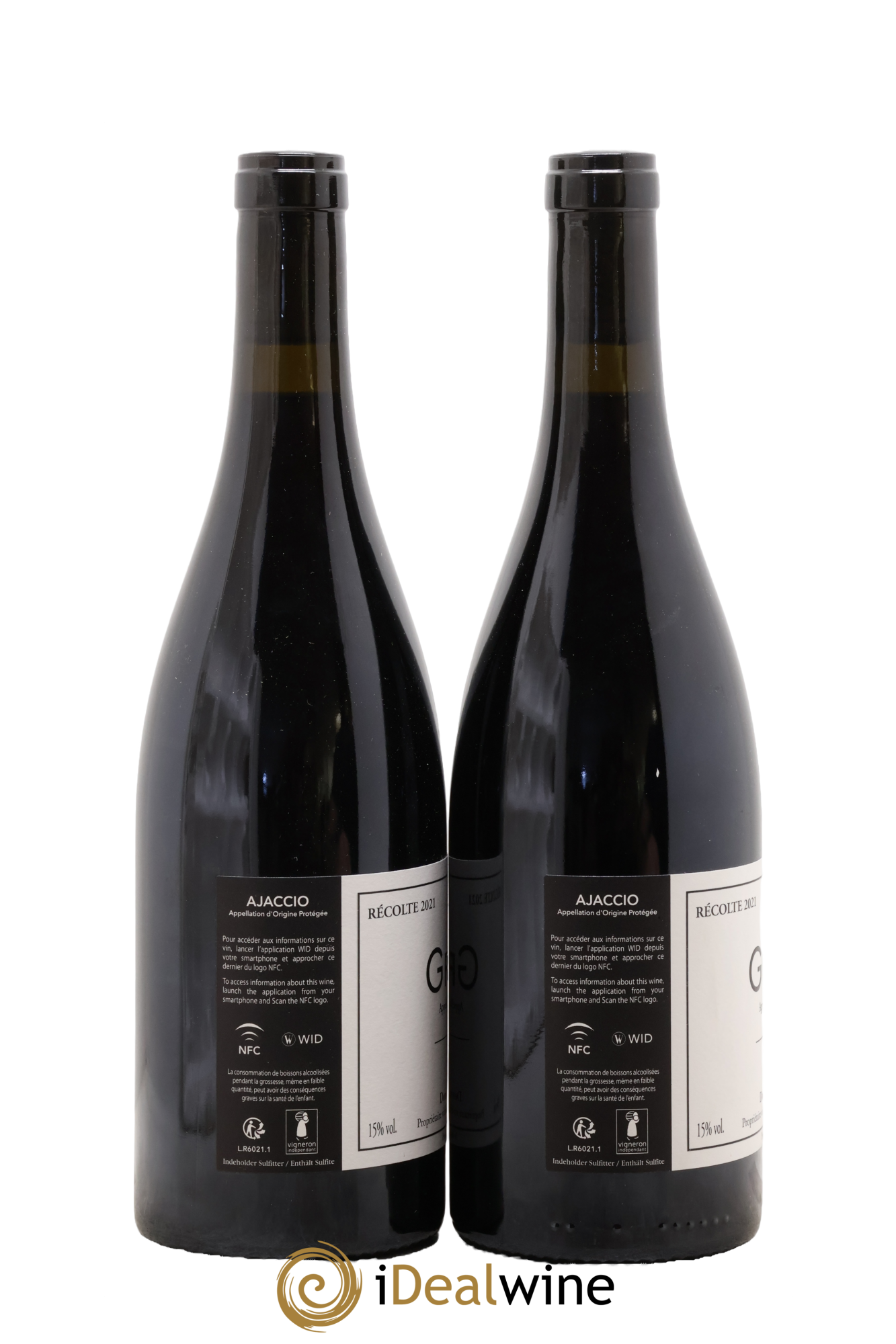 Ajaccio Granit 60 Vaccelli 2021 - Lot de 2 bouteilles - 1