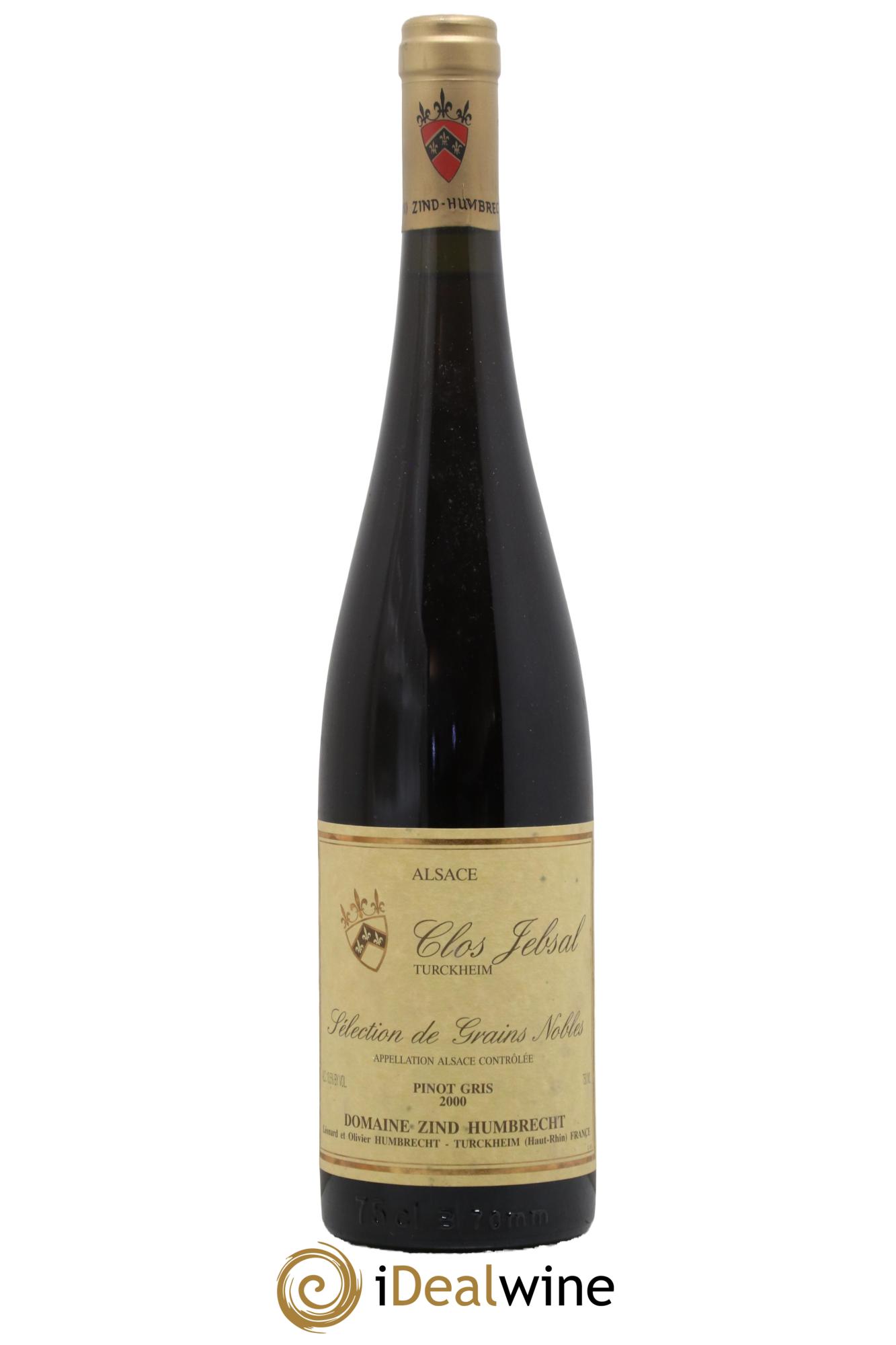 Alsace Pinot Gris Clos Jebsal Sélection de Grains Nobles Zind-Humbrecht (Domaine) 2000 - Lotto di 1 bottiglia - 0