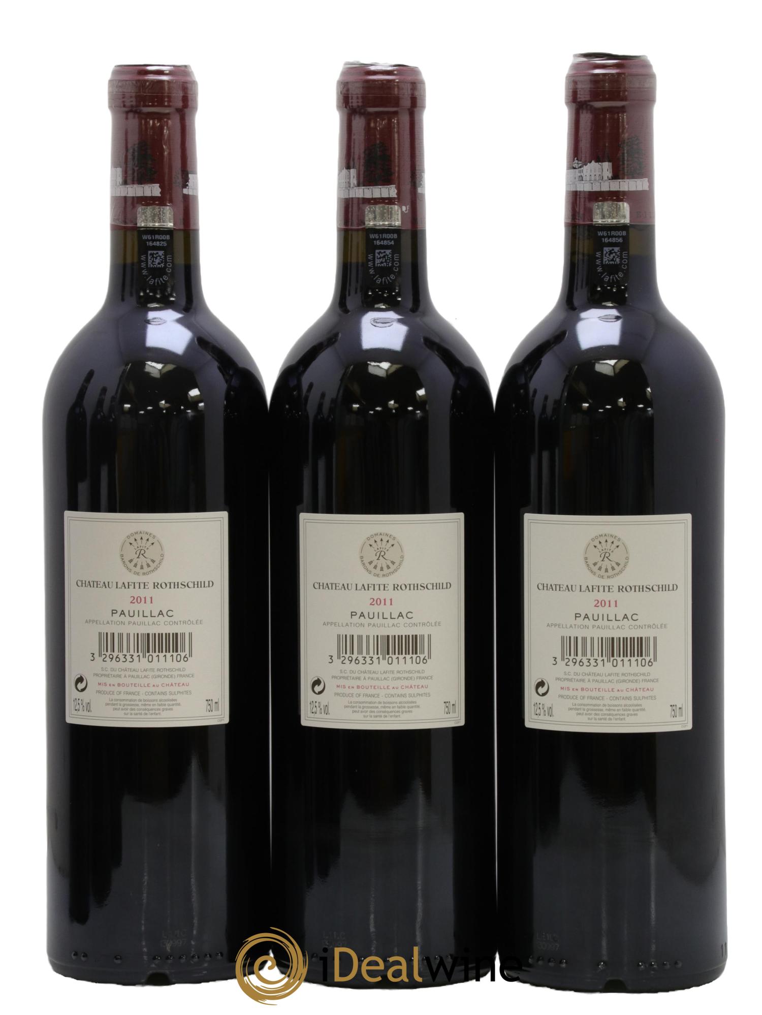 Château Lafite Rothschild 1er Grand Cru Classé 2011 - Lot of 6 bottles - 2