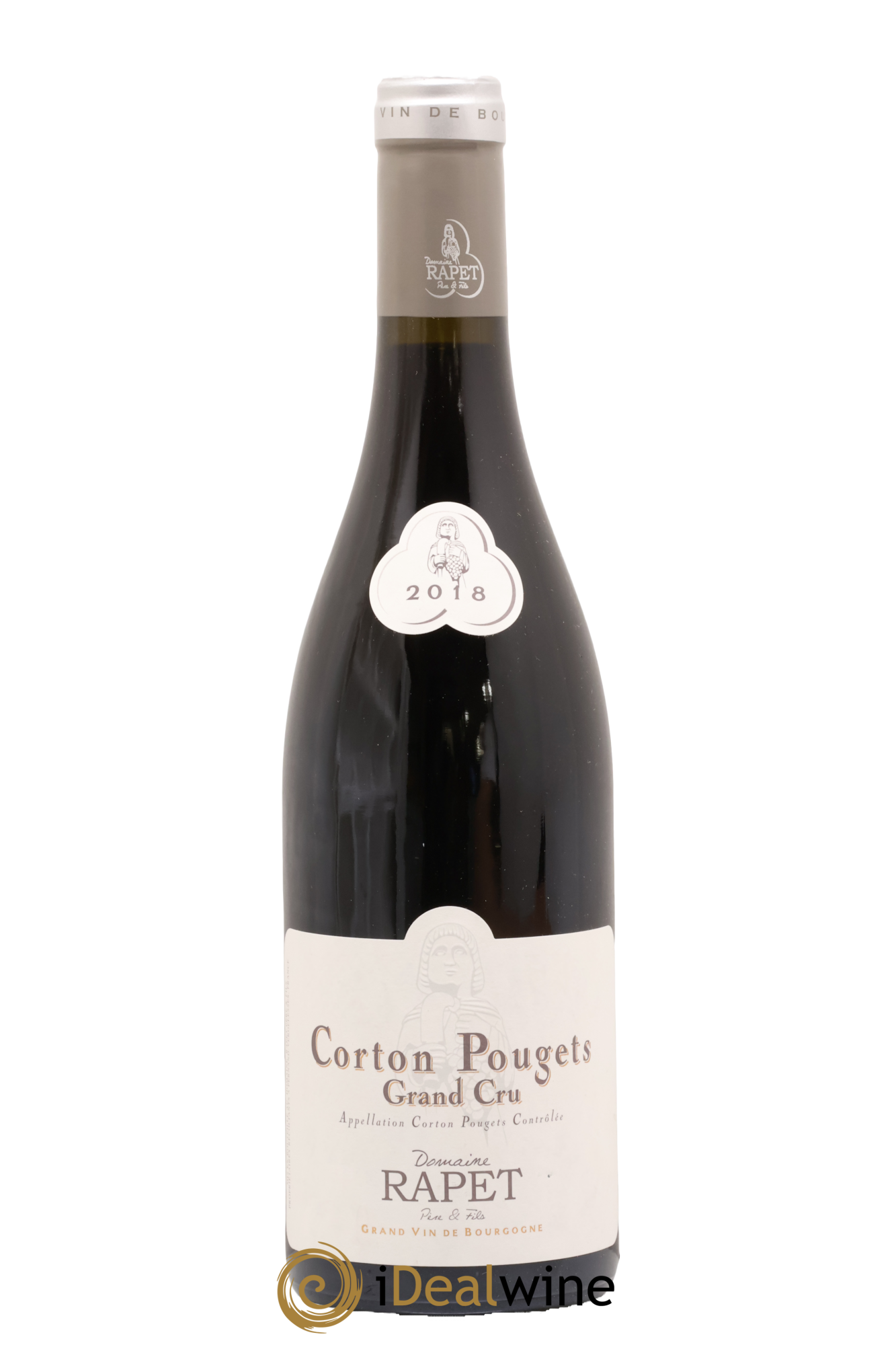 Corton Grand Cru Pougets Rapet Père & Fils 2018 - Lot de 1 bouteille - 0