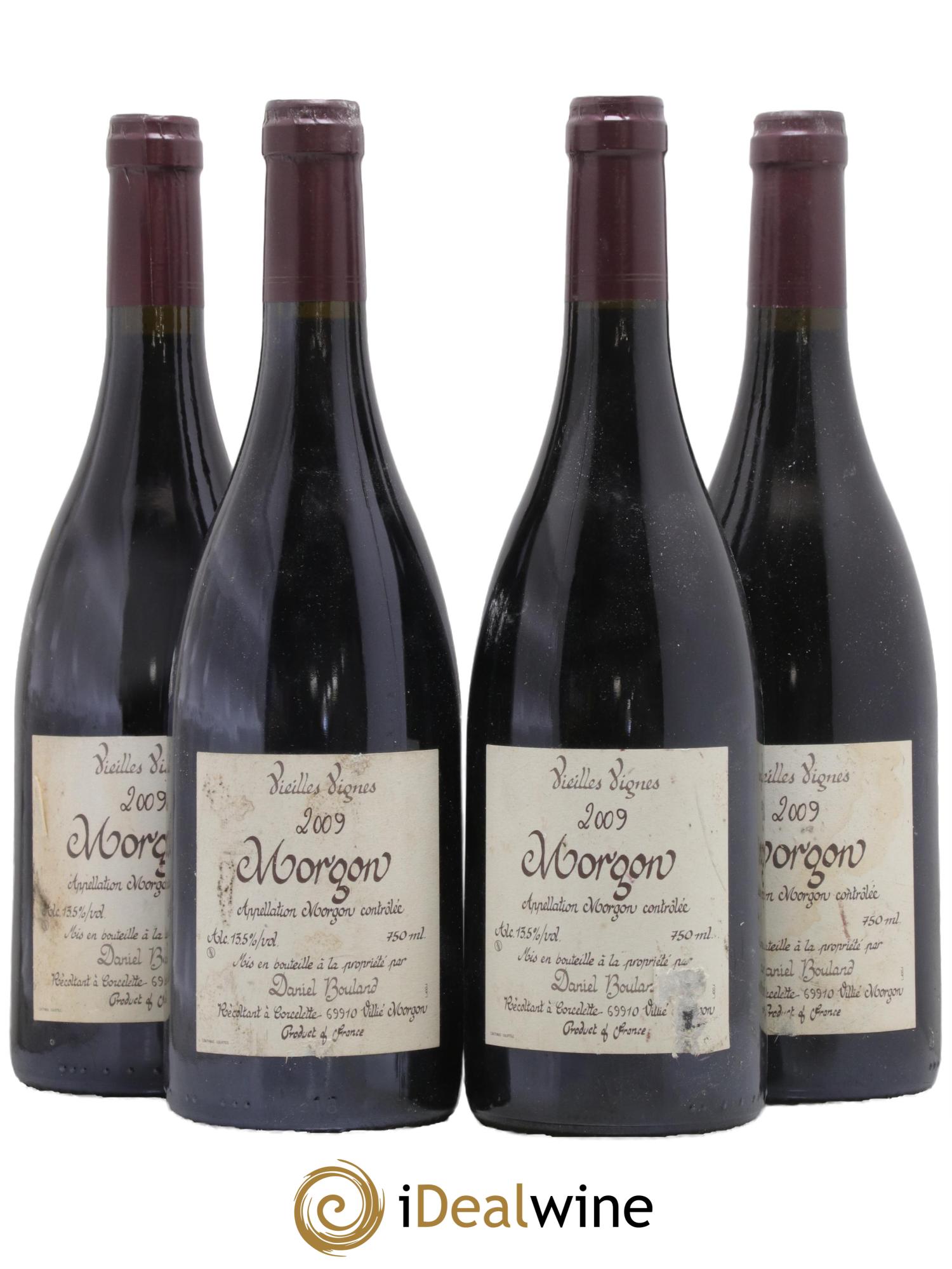 Morgon Vieilles Vignes Daniel Bouland (Domaine) 2009 - Lot de 4 bouteilles - 0