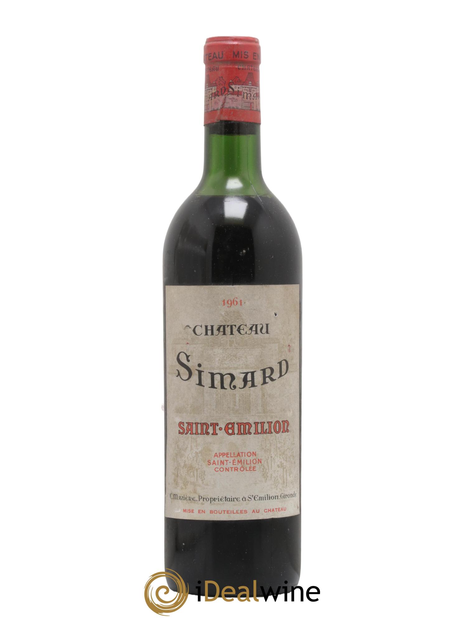Château Simard 1961 - Posten von 1 Flasche - 0