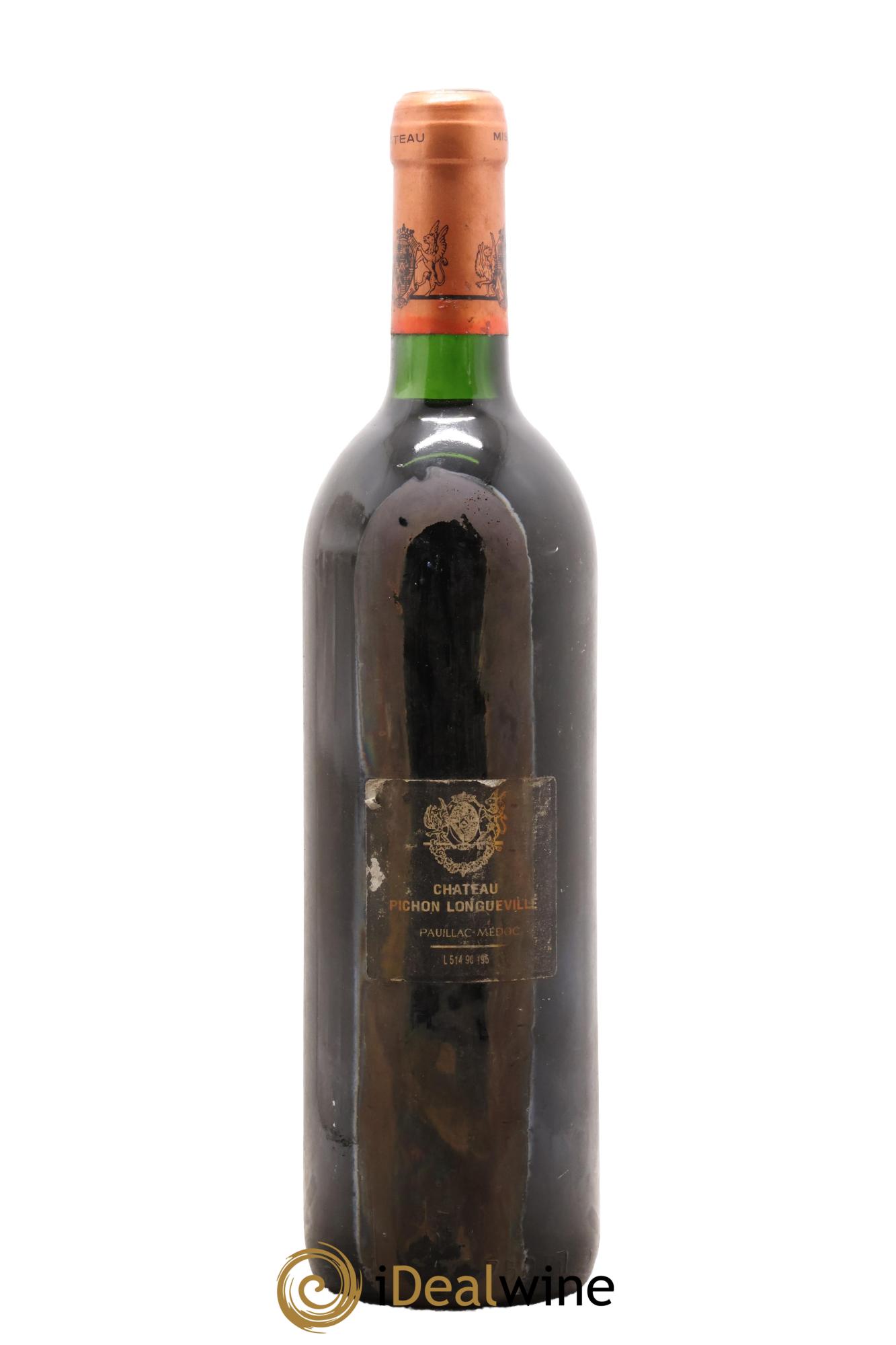 Pichon Longueville Baron 2ème Grand Cru Classé 1990 - Lot de 1 bouteille - 1