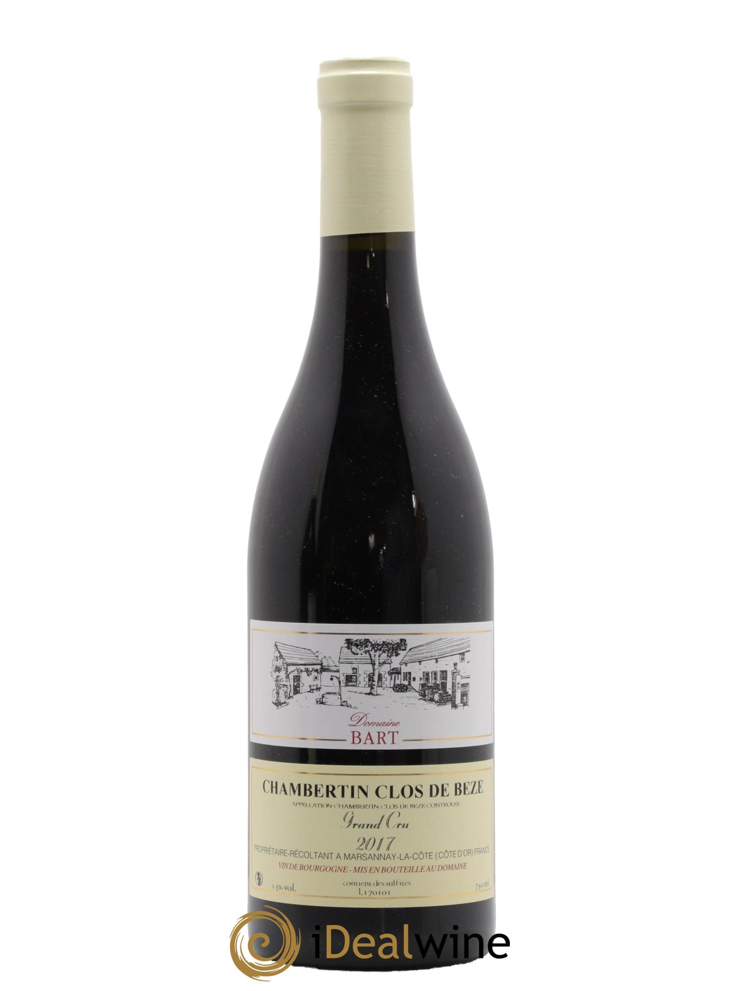 Chambertin Clos de Bèze Grand Cru Bart (Domaine) 2017 - Lot de 1 bouteille - 0