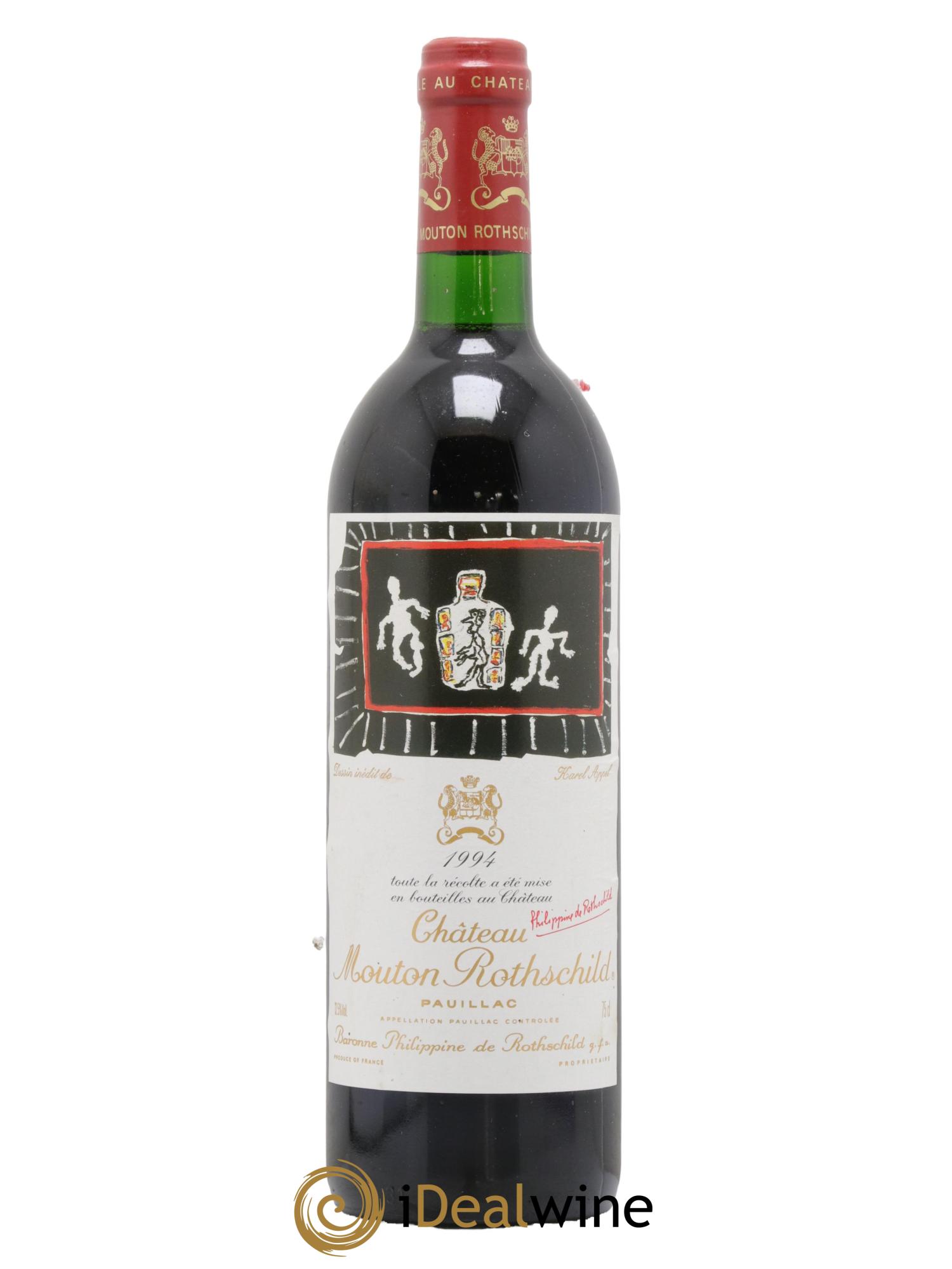 Château Mouton Rothschild 1er Grand Cru Classé 1994 - Lot de 1 bouteille - 0