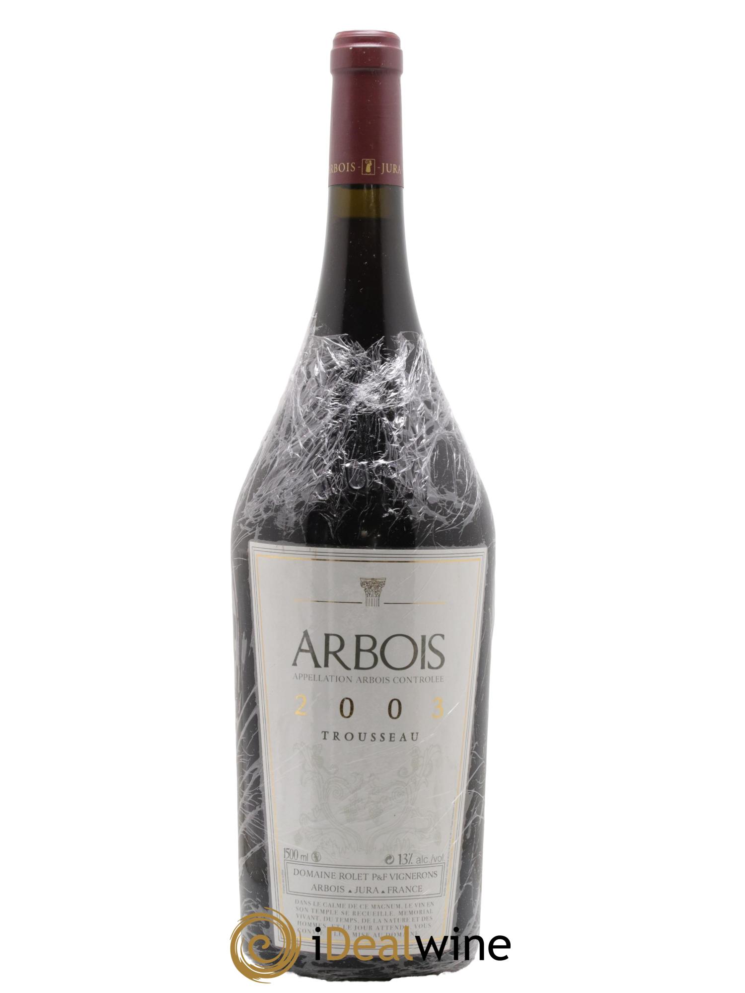 Arbois Trousseau Domaine Rolet 2003 - Lot de 1 magnum - 0