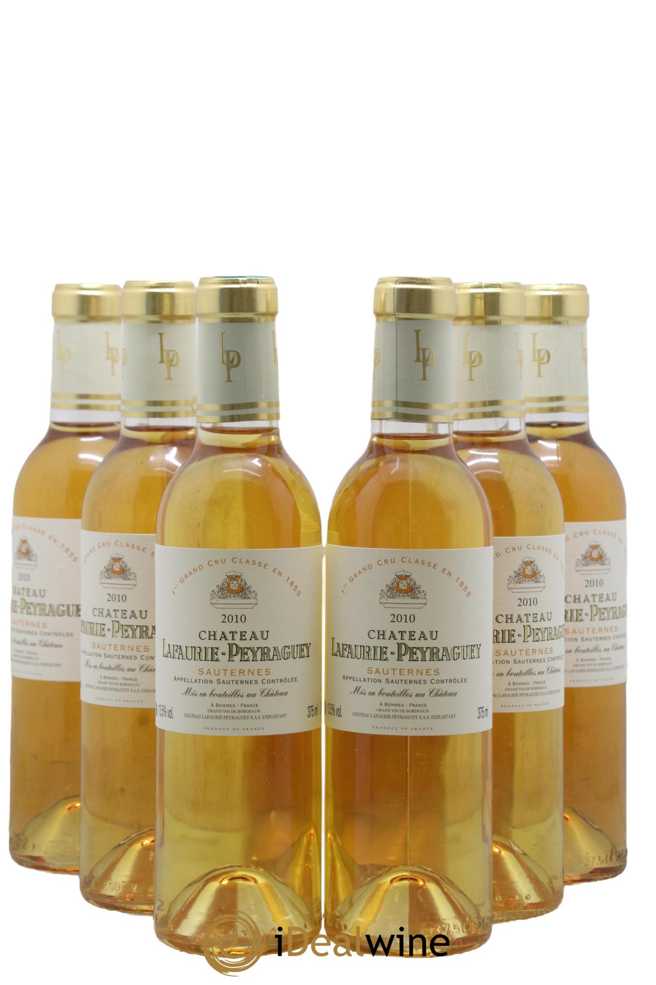 Château Lafaurie-Peyraguey 1er Grand Cru Classé 2010 - Posten von 24 Demi-Flaschen - 3