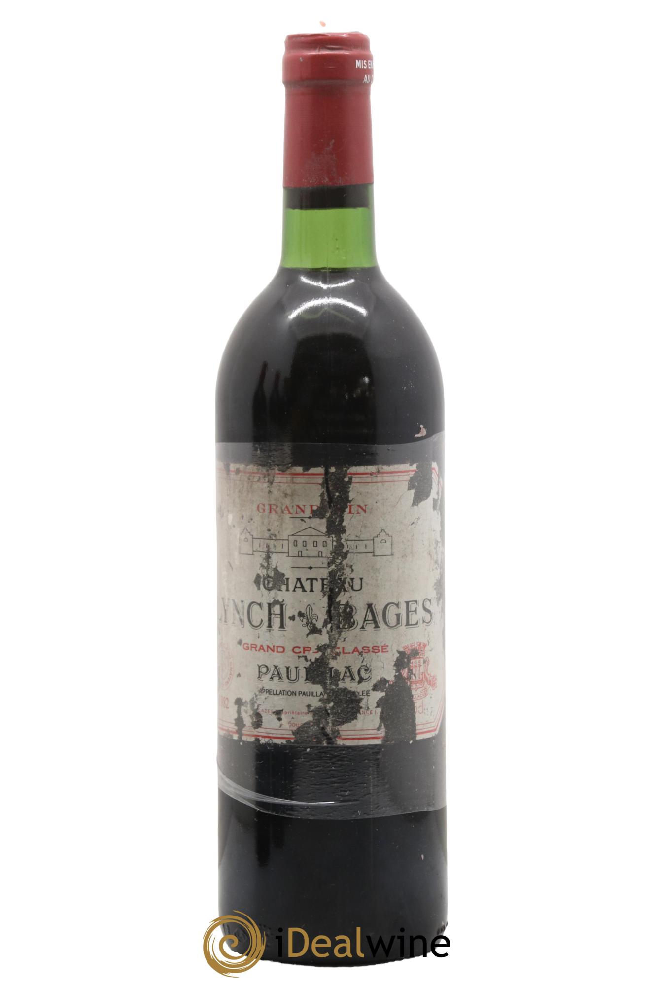 Château Lynch Bages 5ème Grand Cru Classé 1982 - Lot of 1 bottle - 0