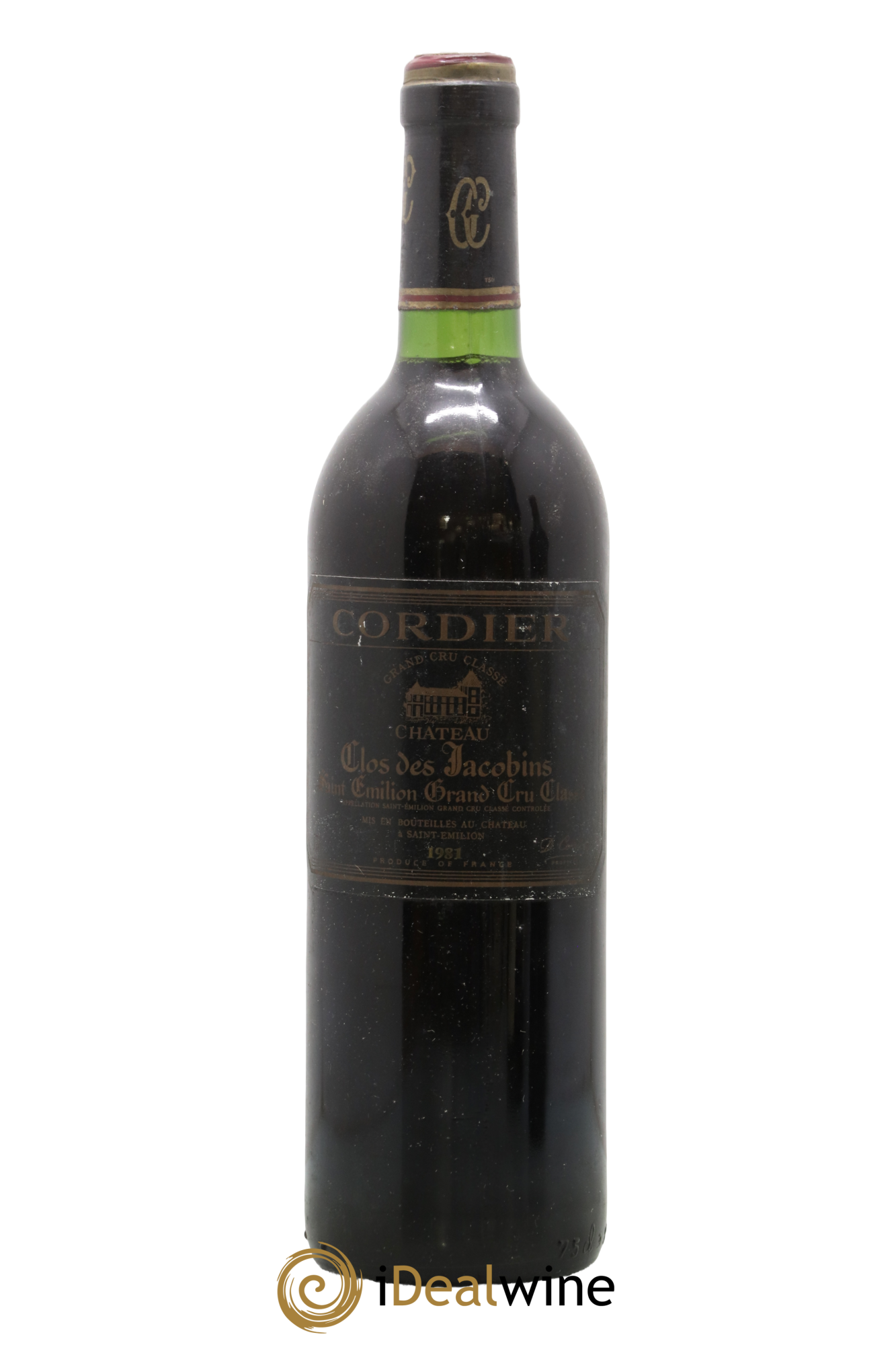 Château Clos des Jacobins Grand Cru Classé 1981 - Lot of 1 bottle - 0