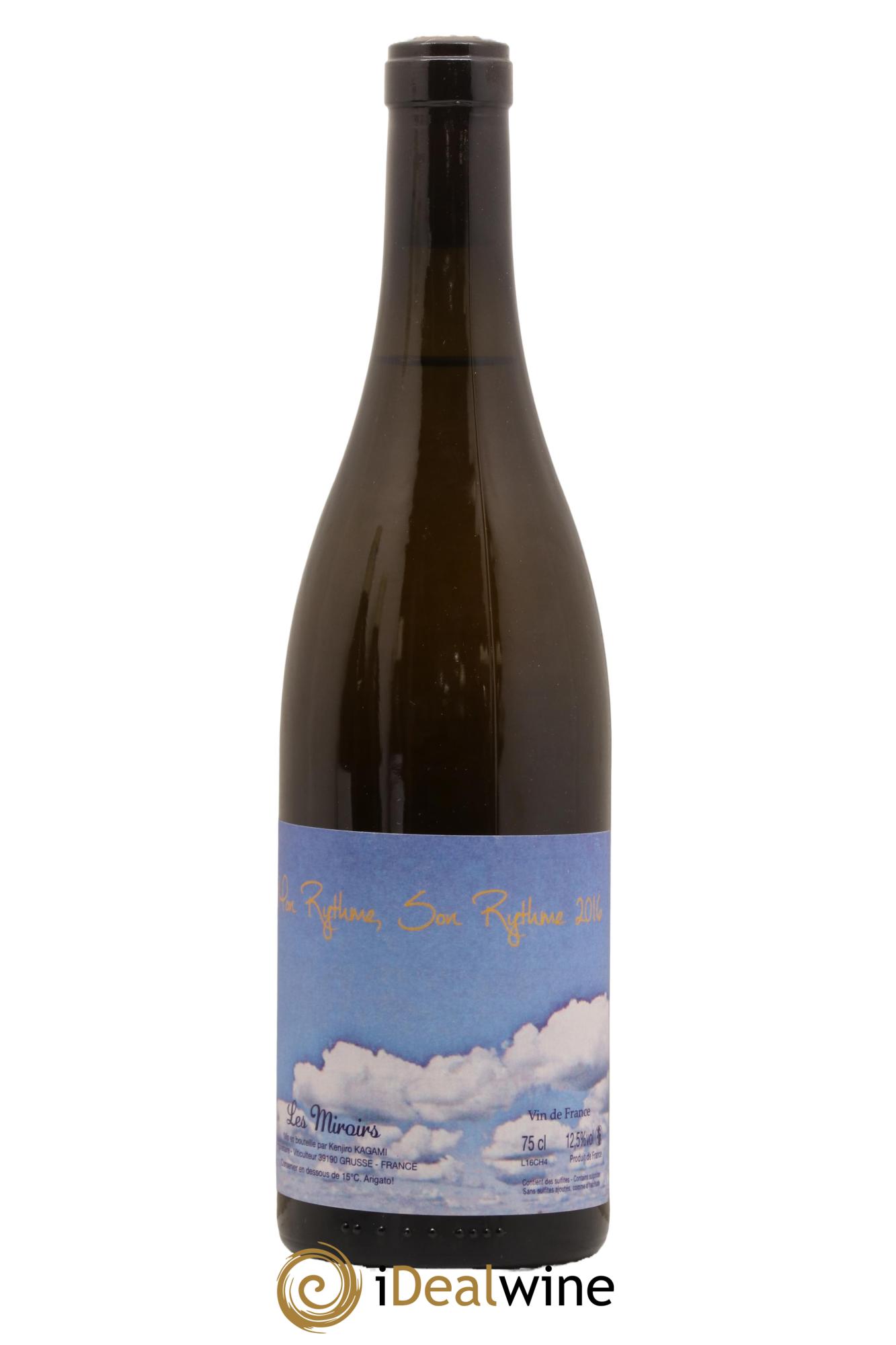 Vin de France Mon Rythme, Son Rythme Kenjiro Kagami - Domaine des Miroirs 2016 - Lot de 1 bouteille - 0