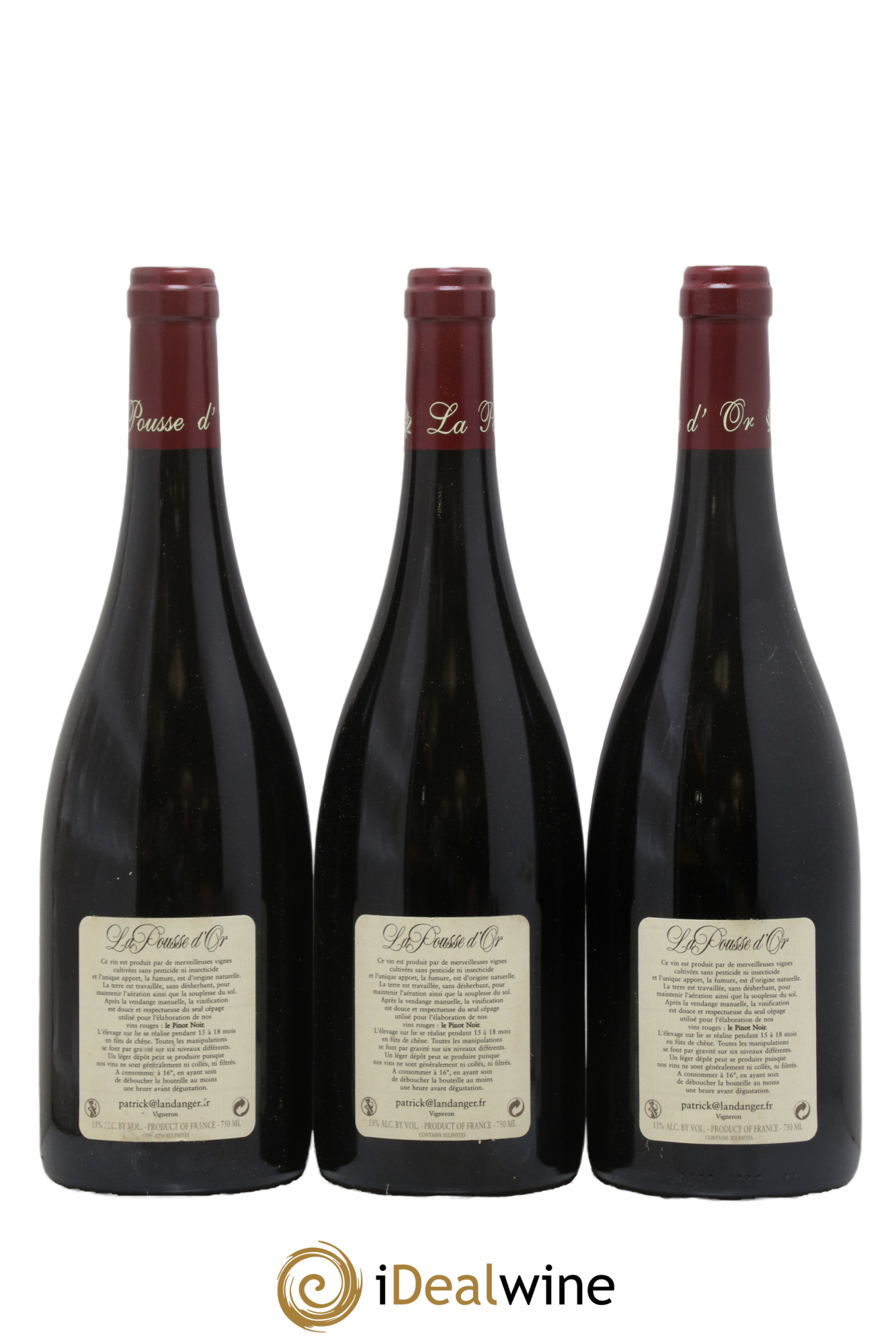 Clos de la Roche Grand Cru La Pousse d'Or (Domaine de) 2010 - Lot de 3 bouteilles - 1