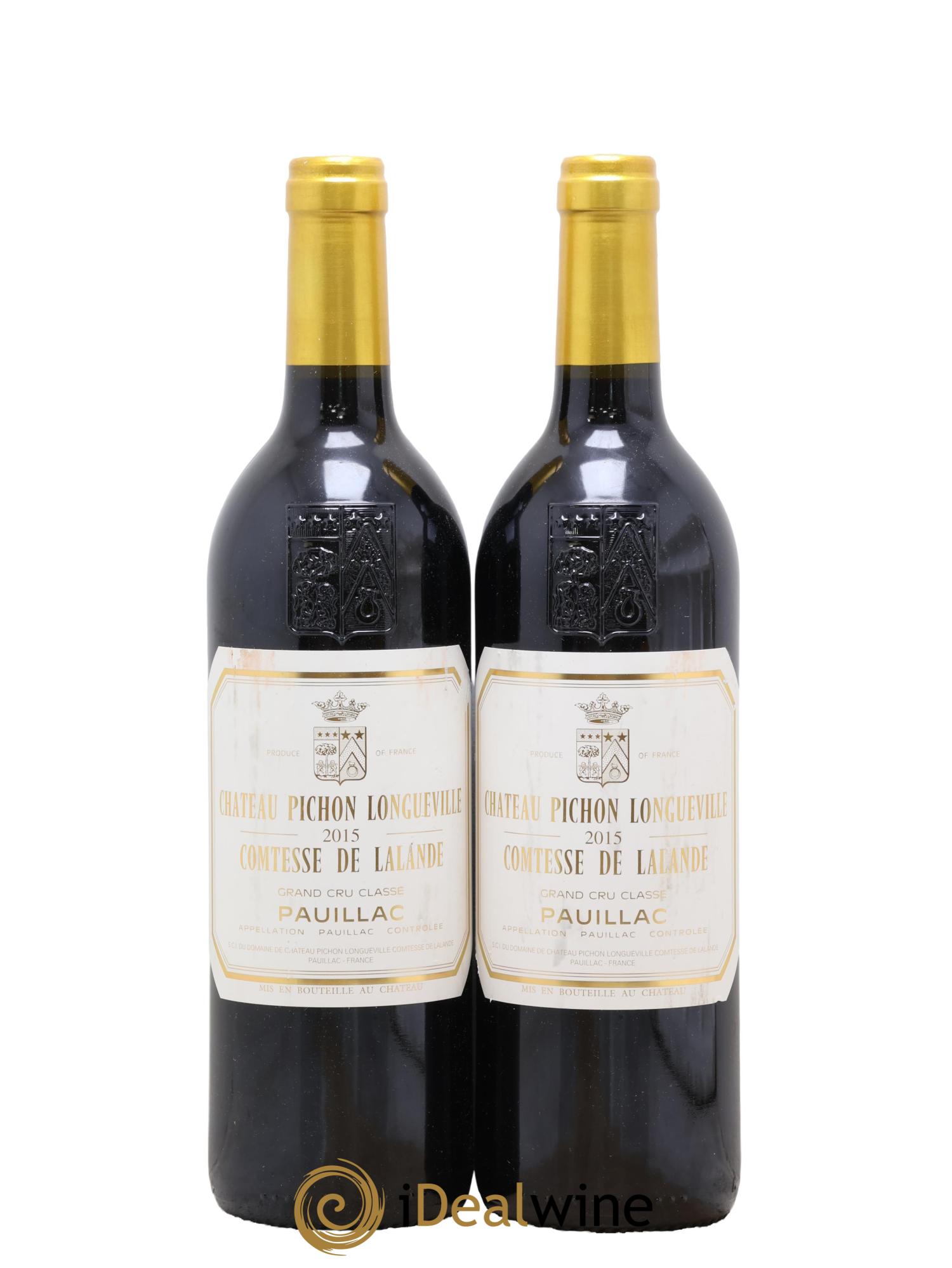 Château Pichon Longueville Comtesse de Lalande 2ème Grand Cru Classé 2015 - Lot of 2 bottles - 0
