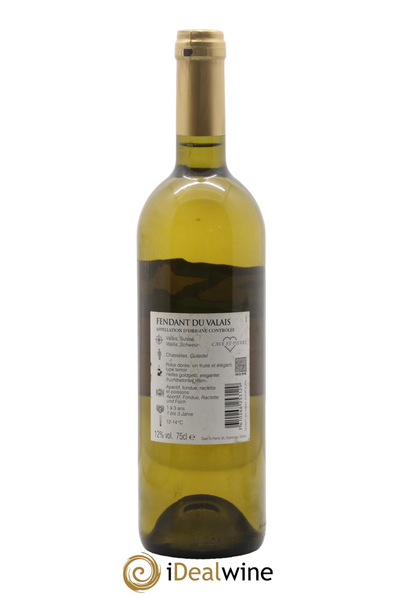 Valais  Fendant Cave Saint-Pierre 2014 - Lot de 1 bouteille - 1