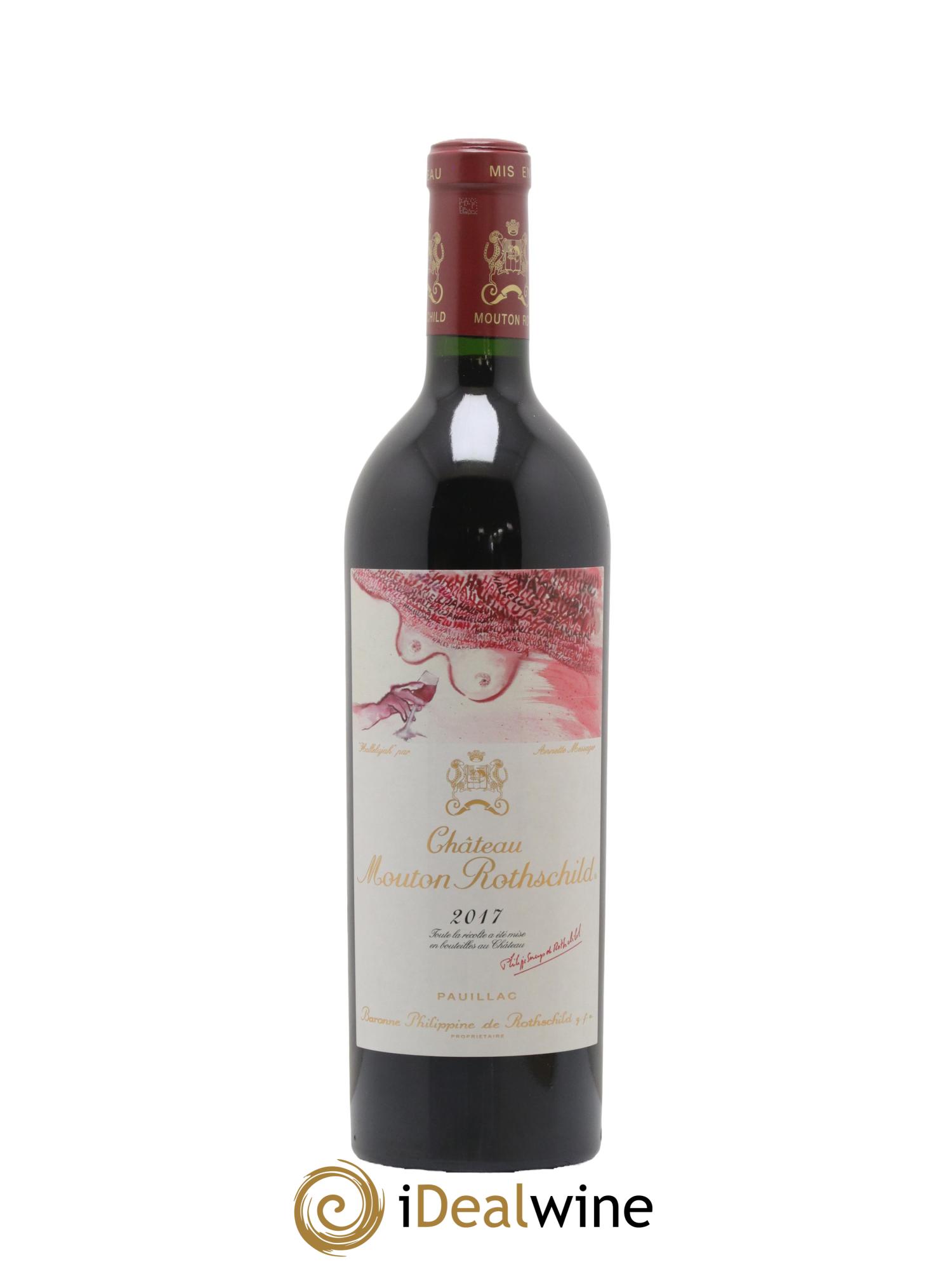 Château Mouton Rothschild 1er Grand Cru Classé 2017 - Lot de 1 bouteille - 0