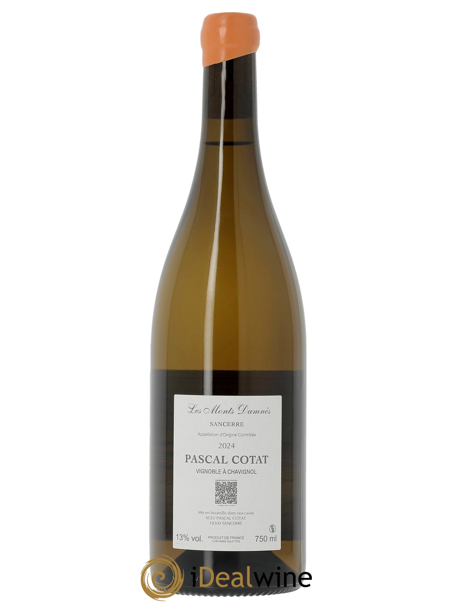 Sancerre Les Monts Damnés Pascal Cotat  2024 - Lot of 1 bottle - 1