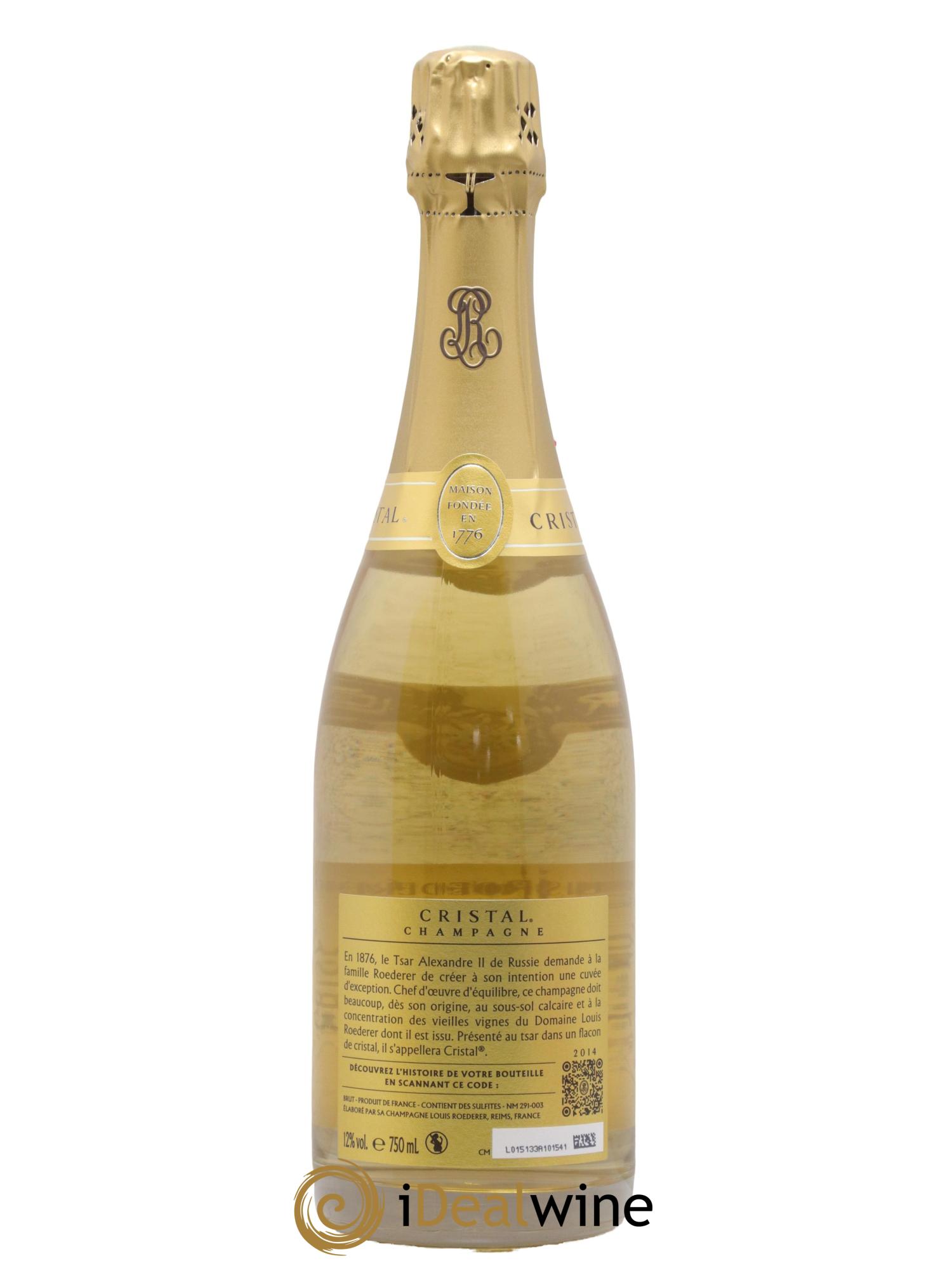 Cristal Louis Roederer 2014 - Lot de 1 bouteille - 2