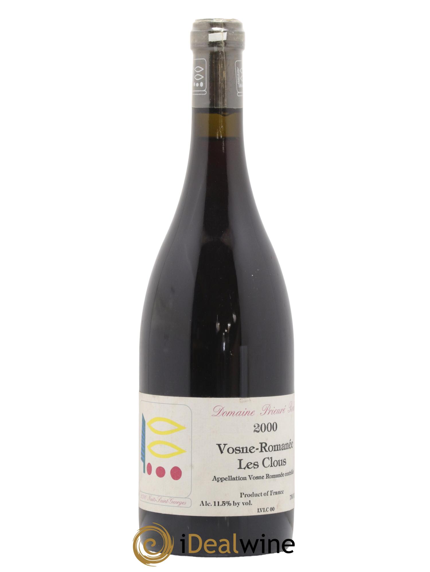 Vosne-Romanée Les Clous Prieuré Roch 2000 - Posten von 1 Flasche - 0