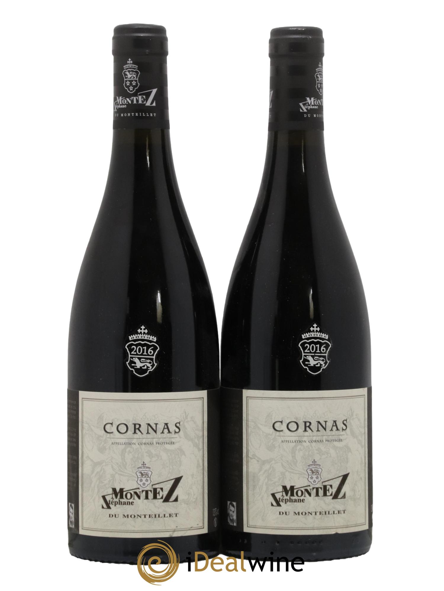Cornas Les Cotes Domaine Montez 2016 - Lot de 2 bouteilles - 0