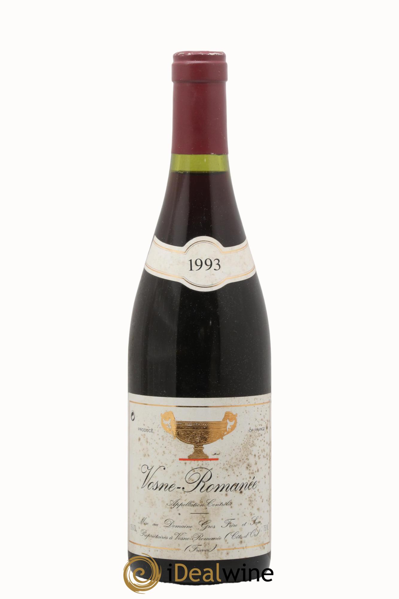 Vosne-Romanée Gros Frère & Soeur 1993 - Posten von 1 Flasche - 0