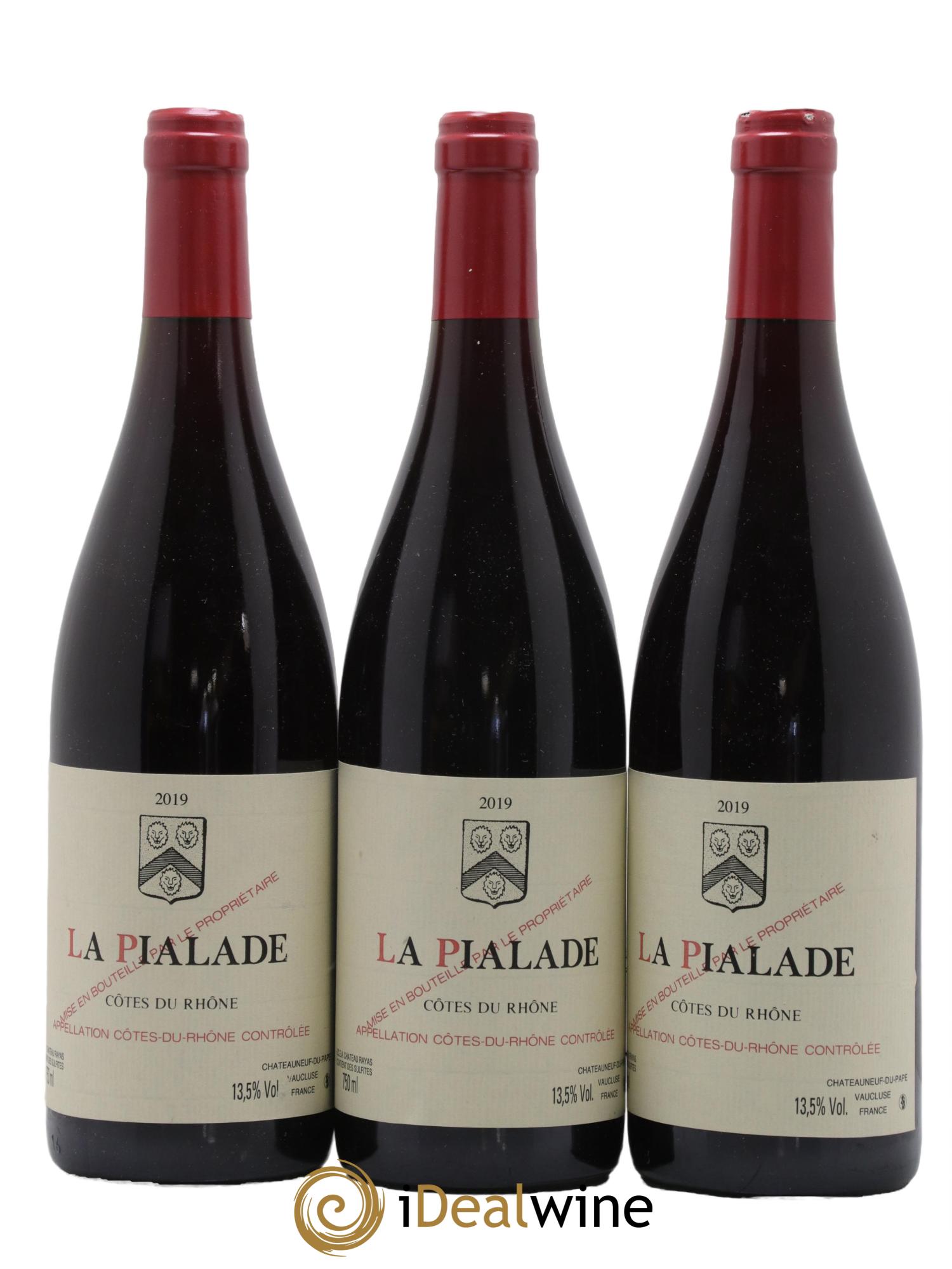 Côtes-du-Rhône La Pialade Emmanuel Reynaud 2019 - Lot de 3 bouteilles - 0