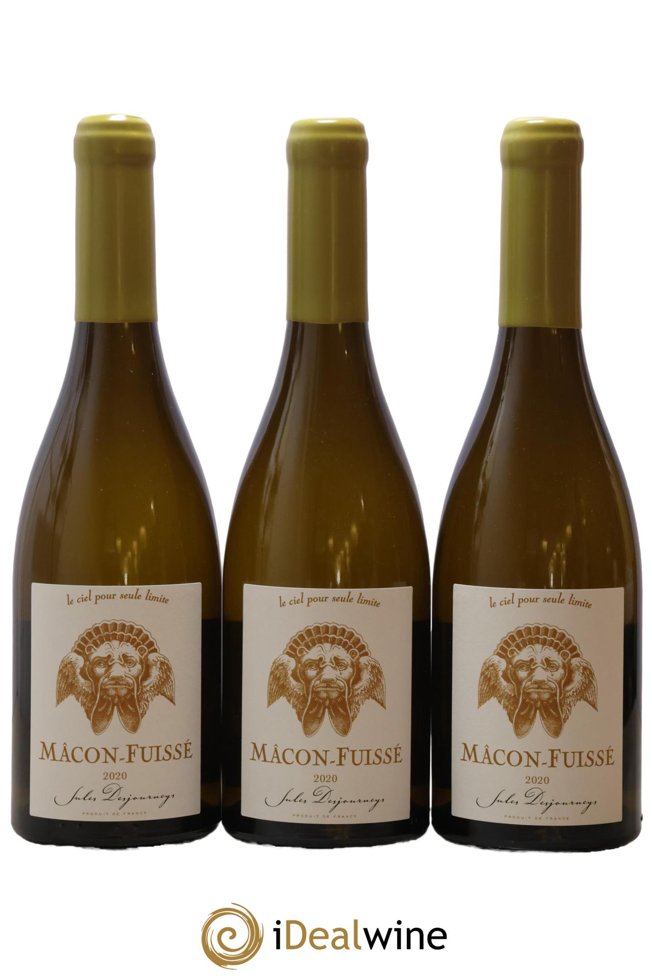 Mâcon-Fuissé Bois de la Croix Jules Desjourneys 2020 - Lot de 3 bouteilles - 0