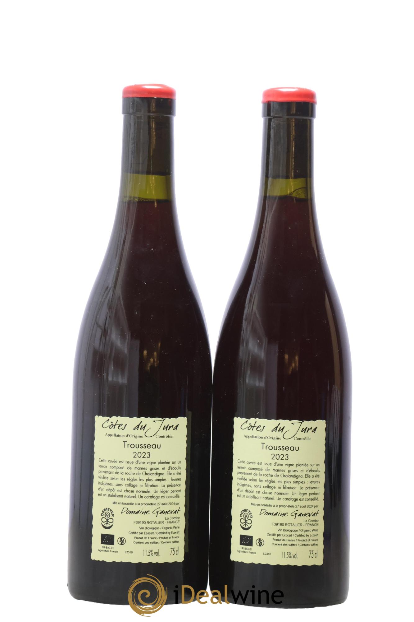 Côtes du Jura Plein Sud Jean-François Ganevat (Domaine) 2023 - Posten von 2 Flaschen - 1
