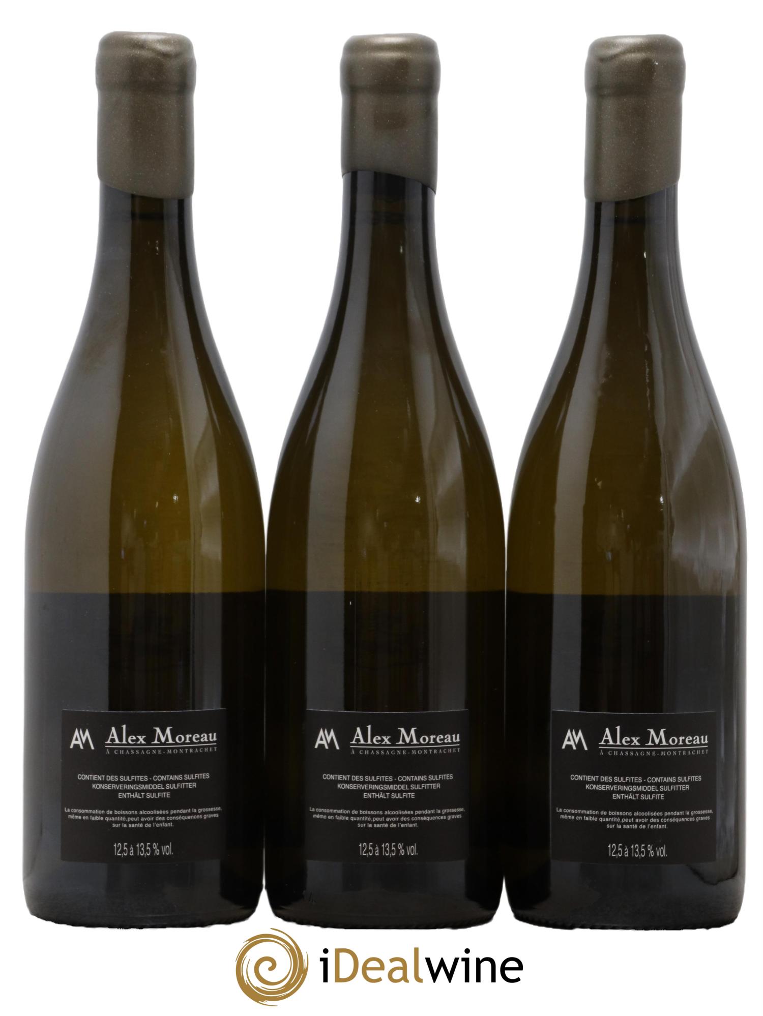 Chassagne-Montrachet 1er Cru Morgeot Bernard Moreau et Fils (Domaine)  2020 - Lotto di 3 bottiglie - 1