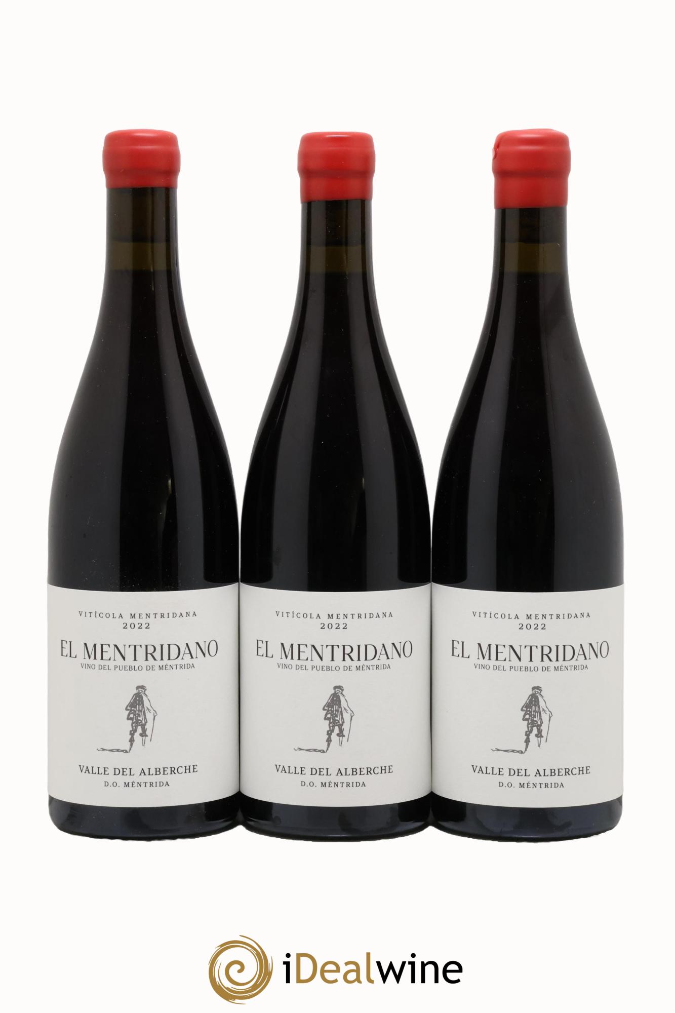 Mentridà DO Viticola Mentridana (anciennement Daniel Jimenez-Landi) El Mentridano 2022 - Lot de 3 bouteilles - 0