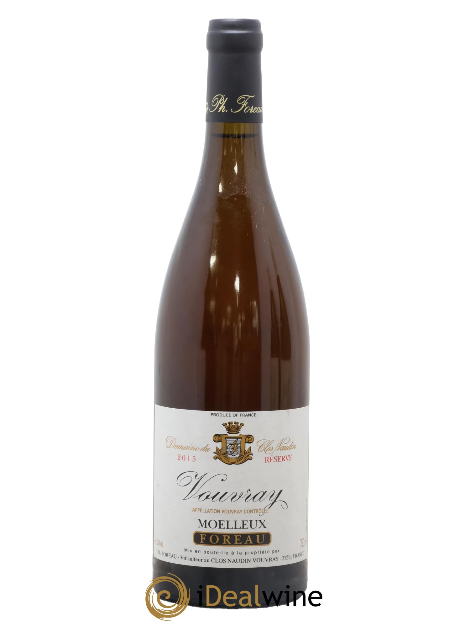 Vouvray Moelleux Réserve Clos Naudin - Vincent Foreau 2015 - Lot of 1 bottle - 0