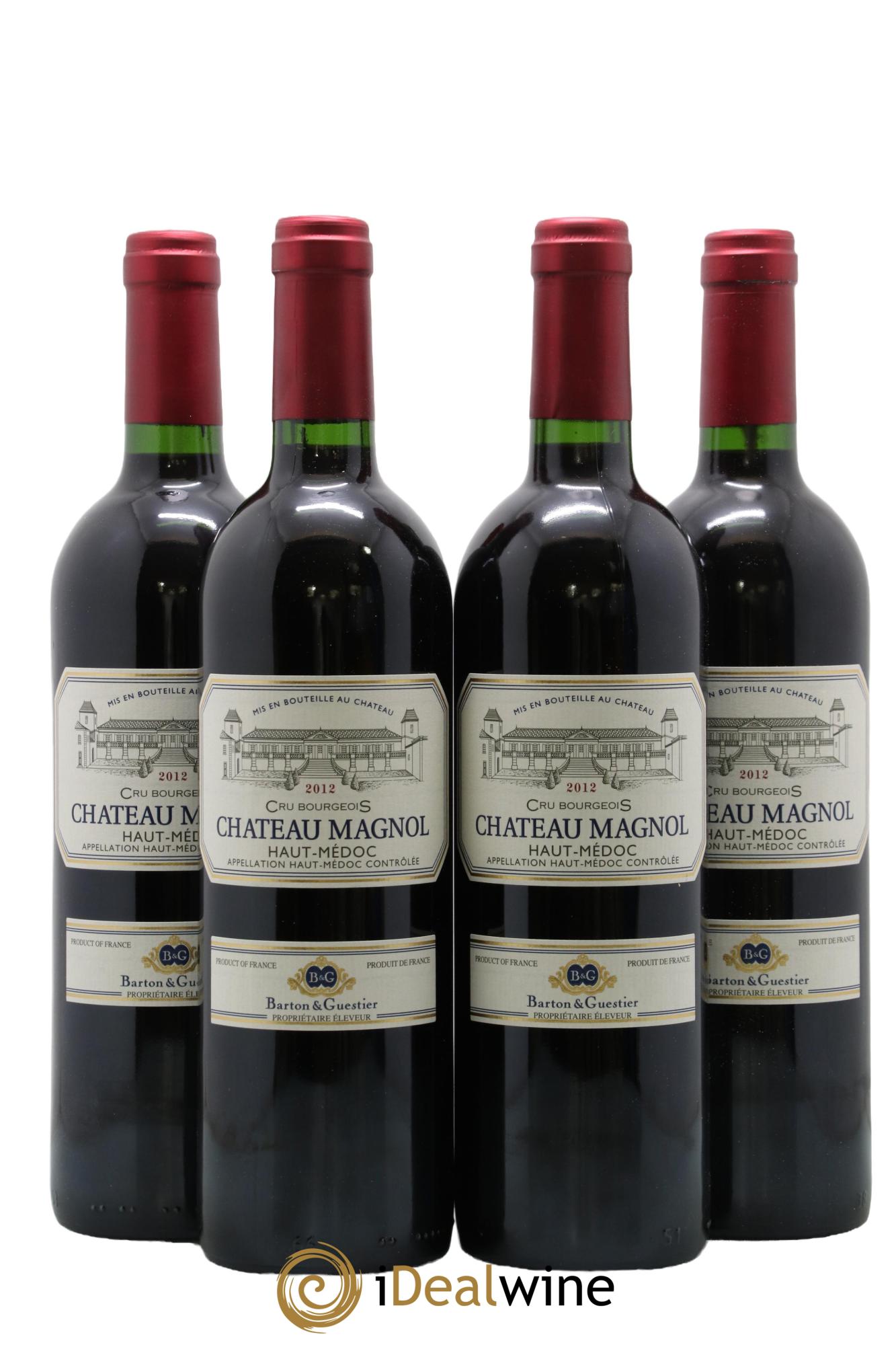Château Magnol Cru Bourgeois 2012 - Lotto di 4 bottiglie - 0