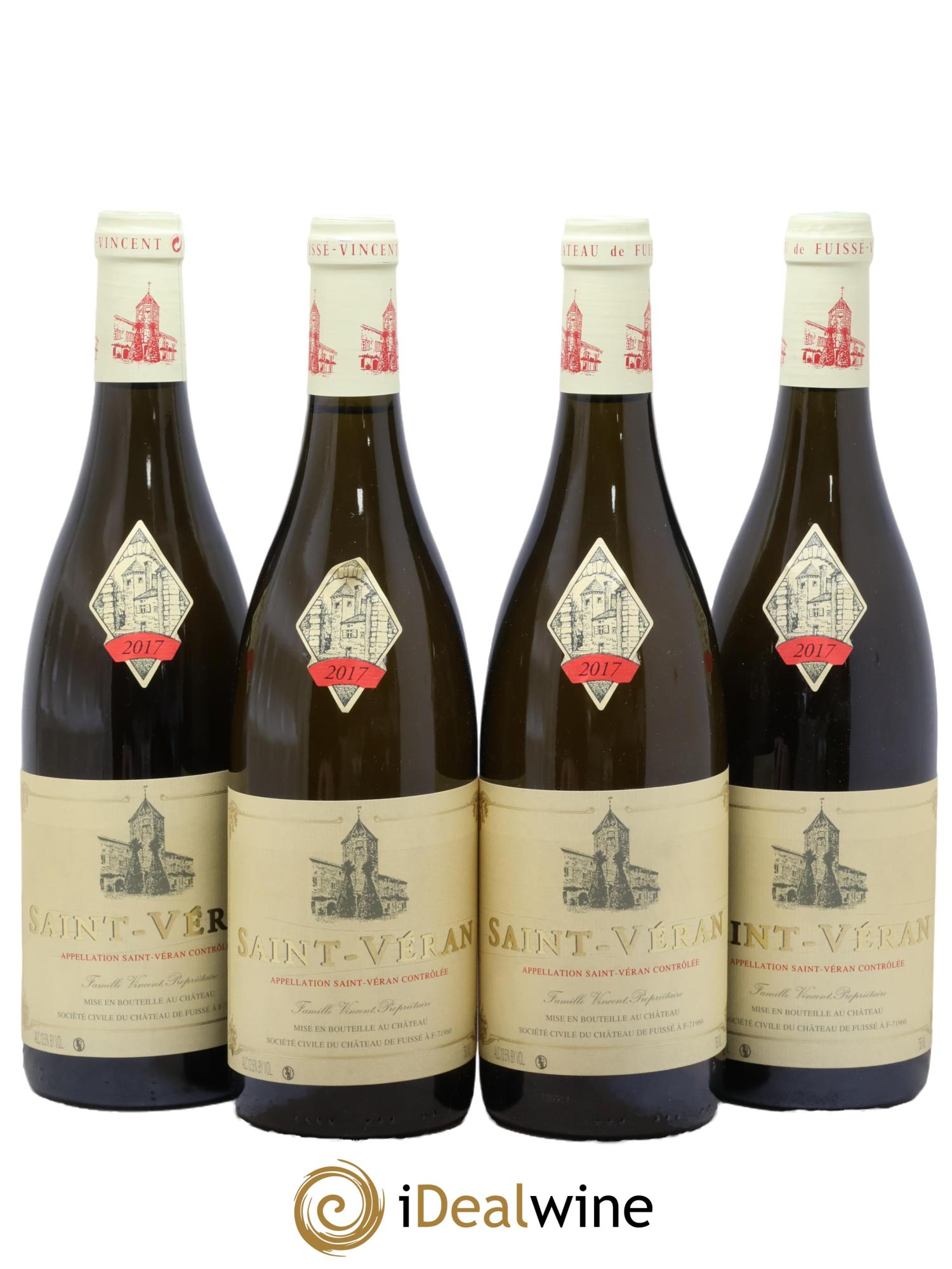 Saint-Véran Château Fuissé-Vincent 2017 - Lot de 4 bouteilles - 0