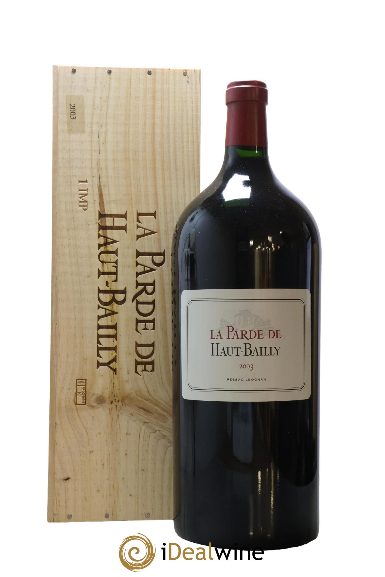 Haut Bailly II (Anciennement La Parde de Haut-Bailly) Second Vin 2003 - Lot de 1 impériale - 1