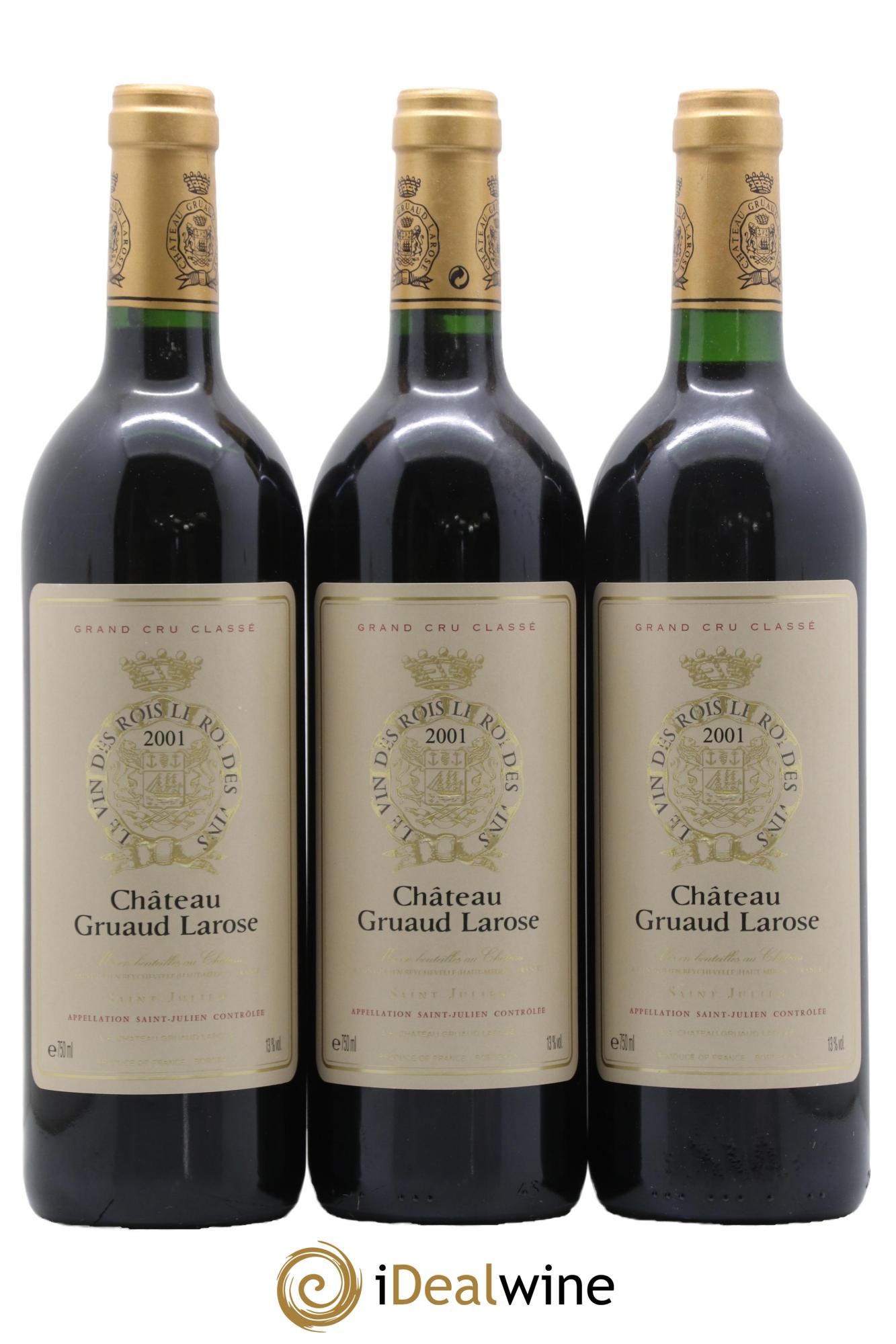 Château Gruaud Larose 2ème Grand Cru Classé 2001 - Lot of 12 bottles - 2