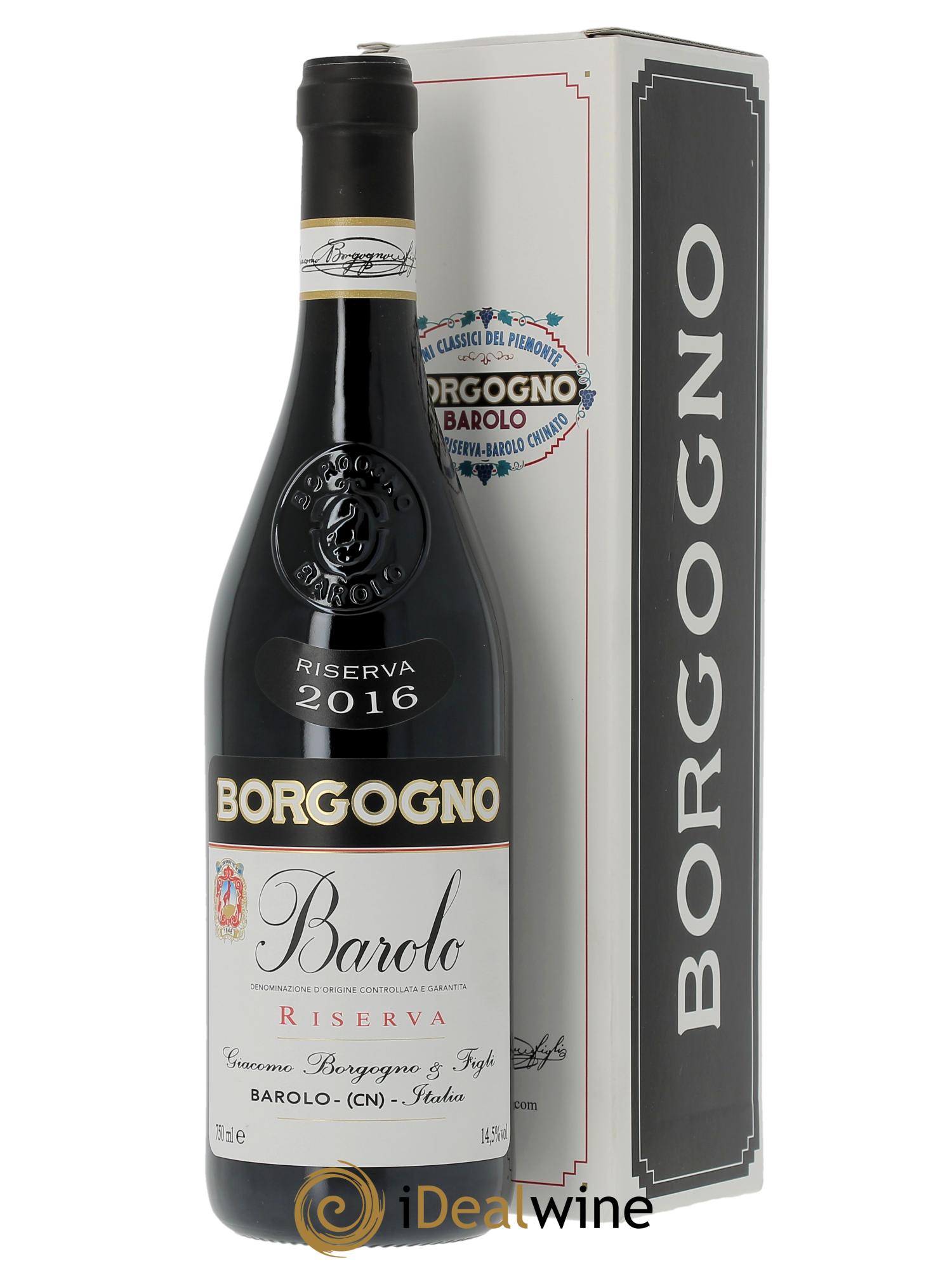 Barolo DOCG Riserva Giacomo Borgogno 2016 - Lot de 1 bouteille - 0