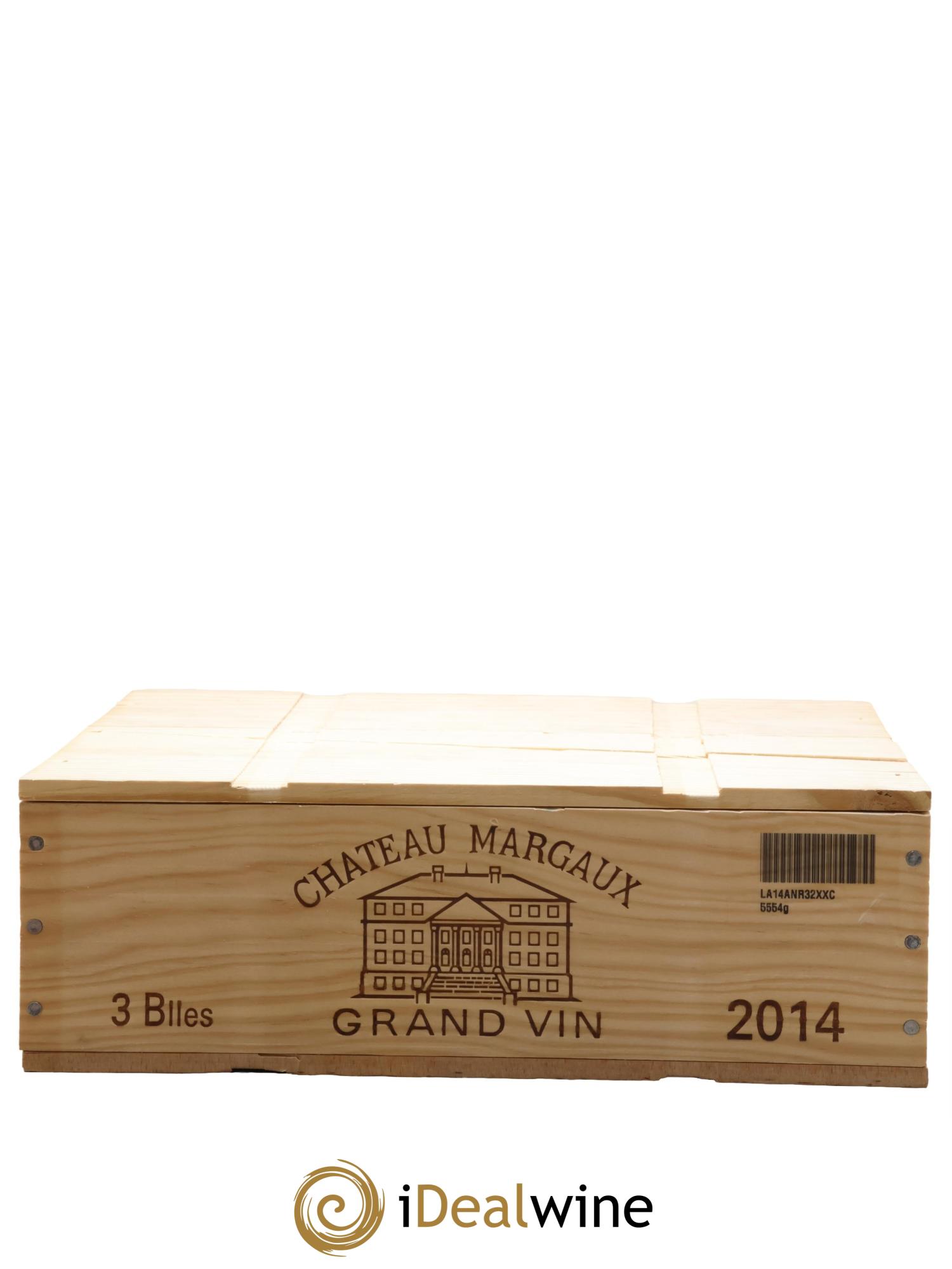Château Margaux 1er Grand Cru Classé 2014 - Lotto di 3 bottiglie - 3
