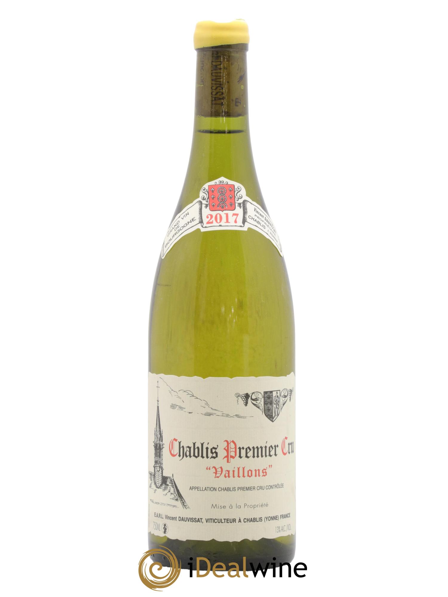 Chablis 1er Cru Vaillons Vincent Dauvissat (Domaine) 2017 - Posten von 1 Flasche - 0
