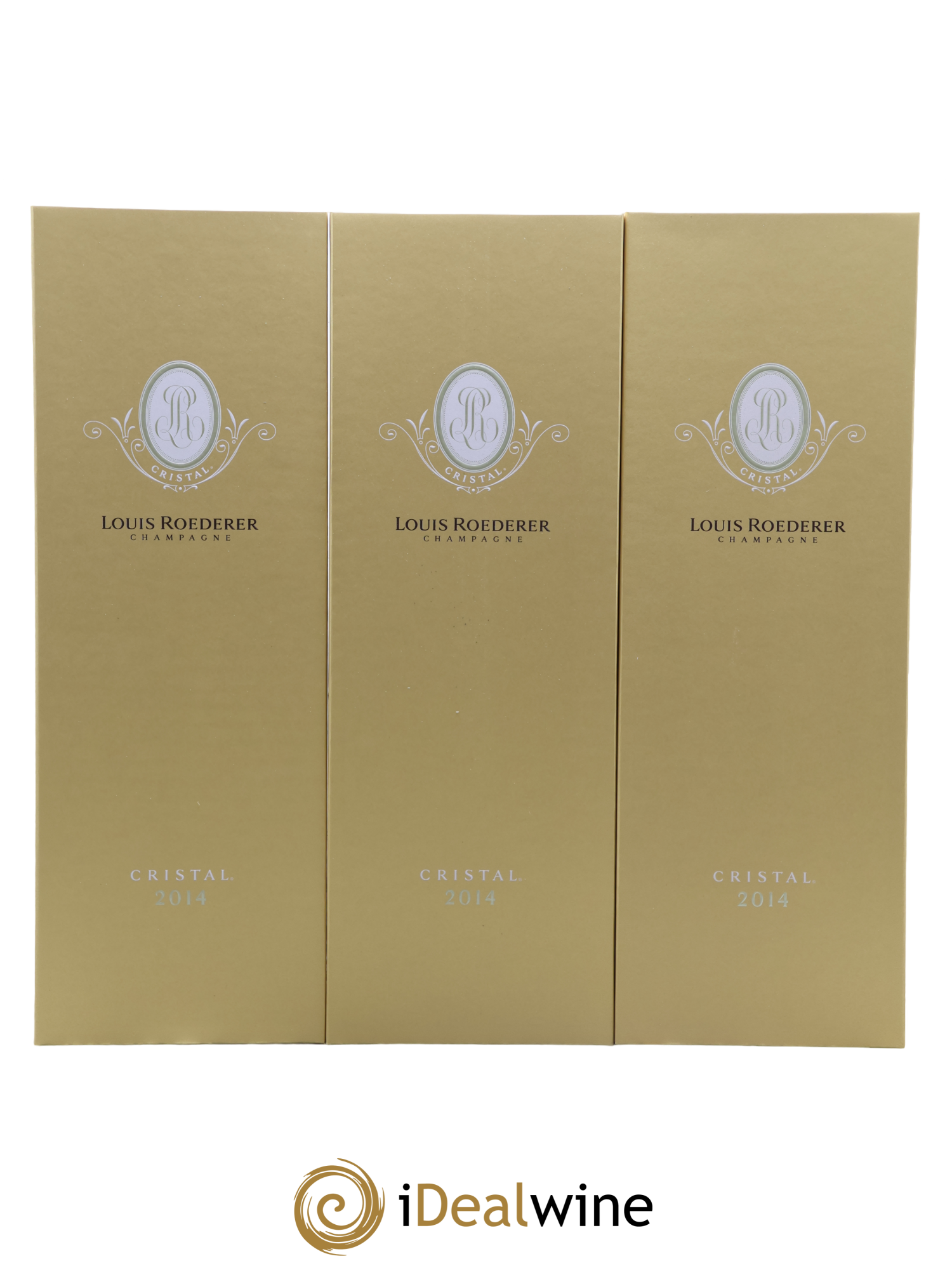 Cristal Louis Roederer 2014 - Lot of 3 bottles - 2