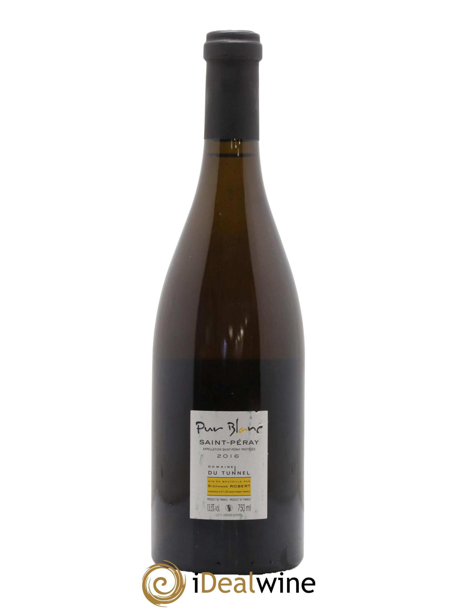 Saint-Péray Pur Blanc Tunnel (Domaine du) 2016 - Posten von 1 Flasche - 1