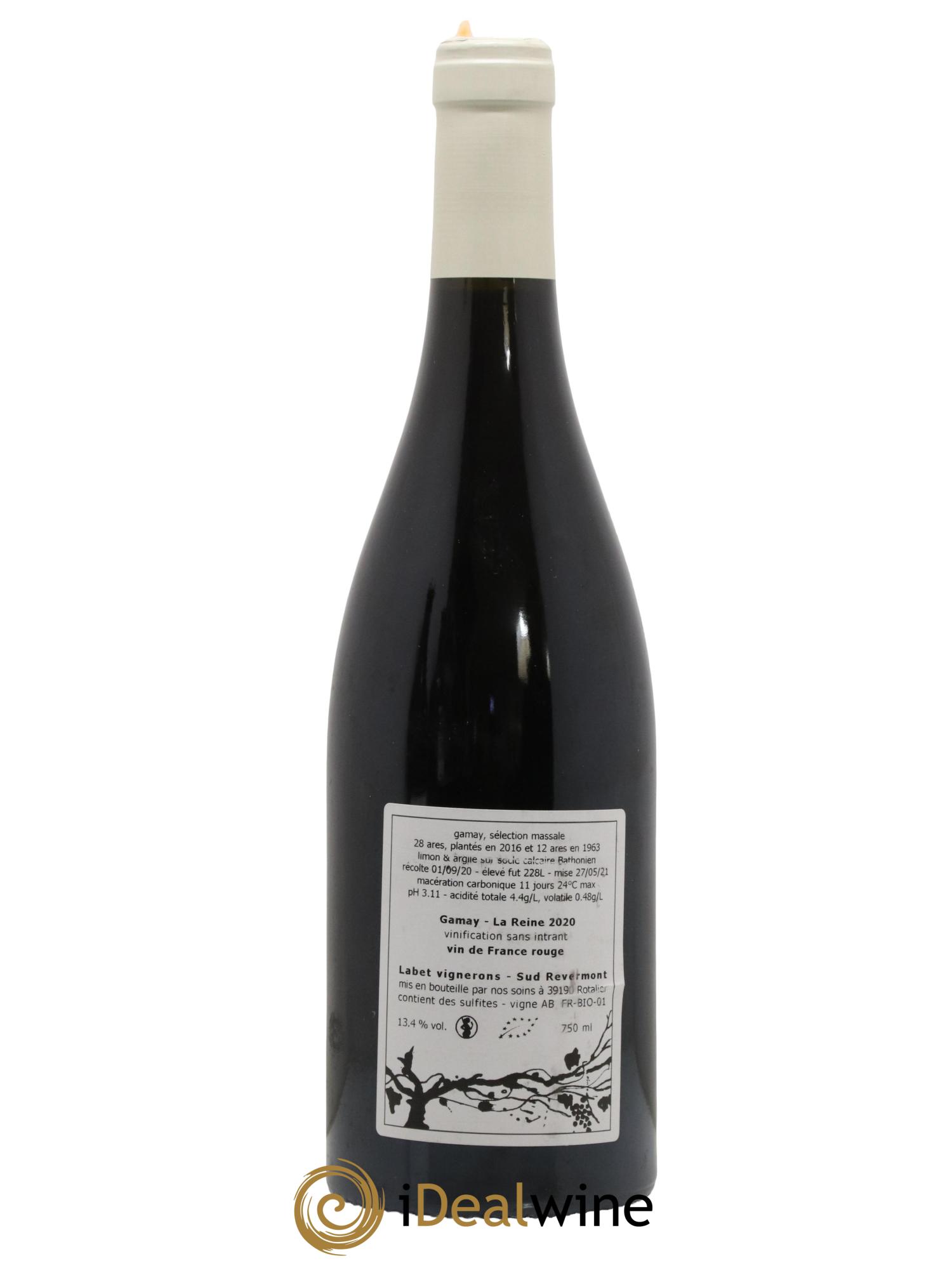 Vin de France Gamay La Reine Labet (Domaine) 2020 - Lot de 1 bouteille - 1
