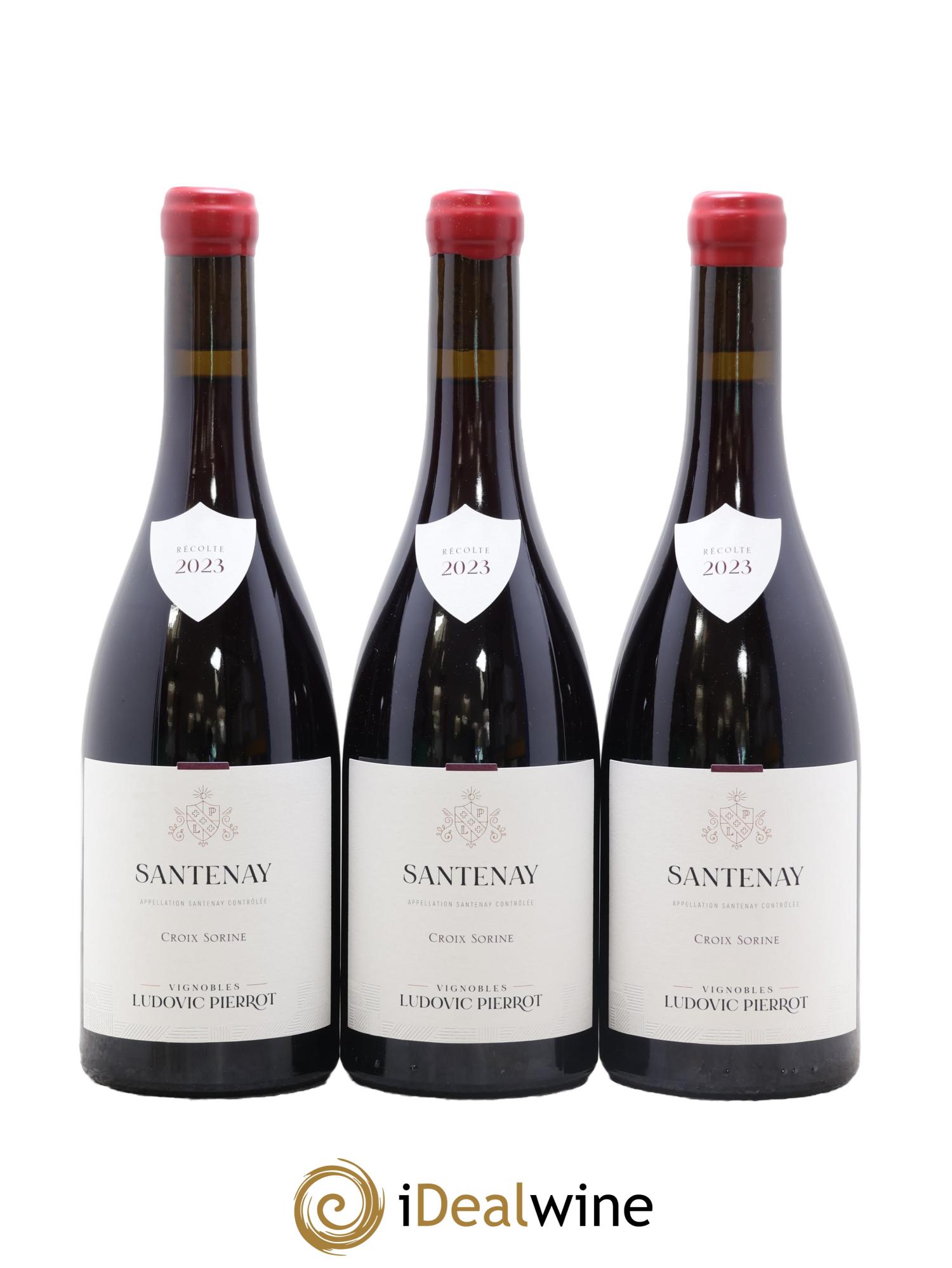 Santenay Croix Sorine ludovic pierrot 2023 - Lot de 3 bouteilles - 0