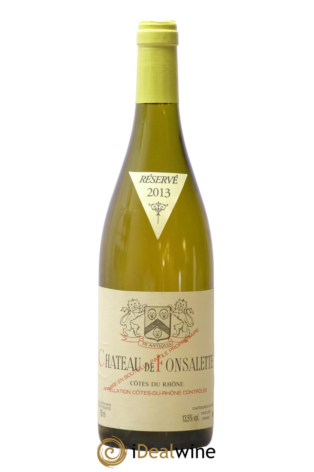 Côtes-du-Rhône Château de Fonsalette Emmanuel Reynaud 2013 - Posten von 1 Flasche - 0