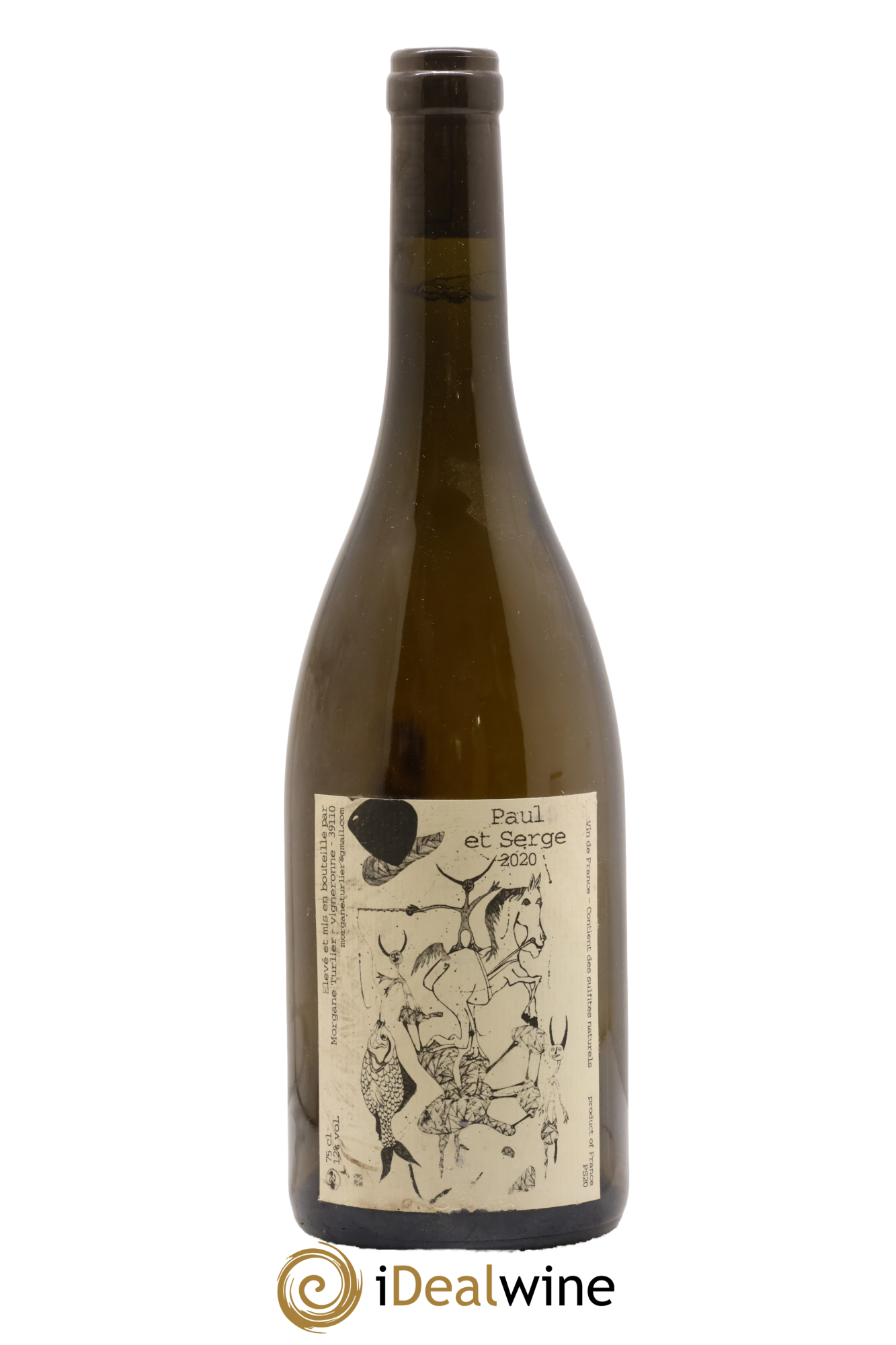 Vin de France Paul et Serge Morgane Turlier 2020 - Lot de 1 bouteille - 0