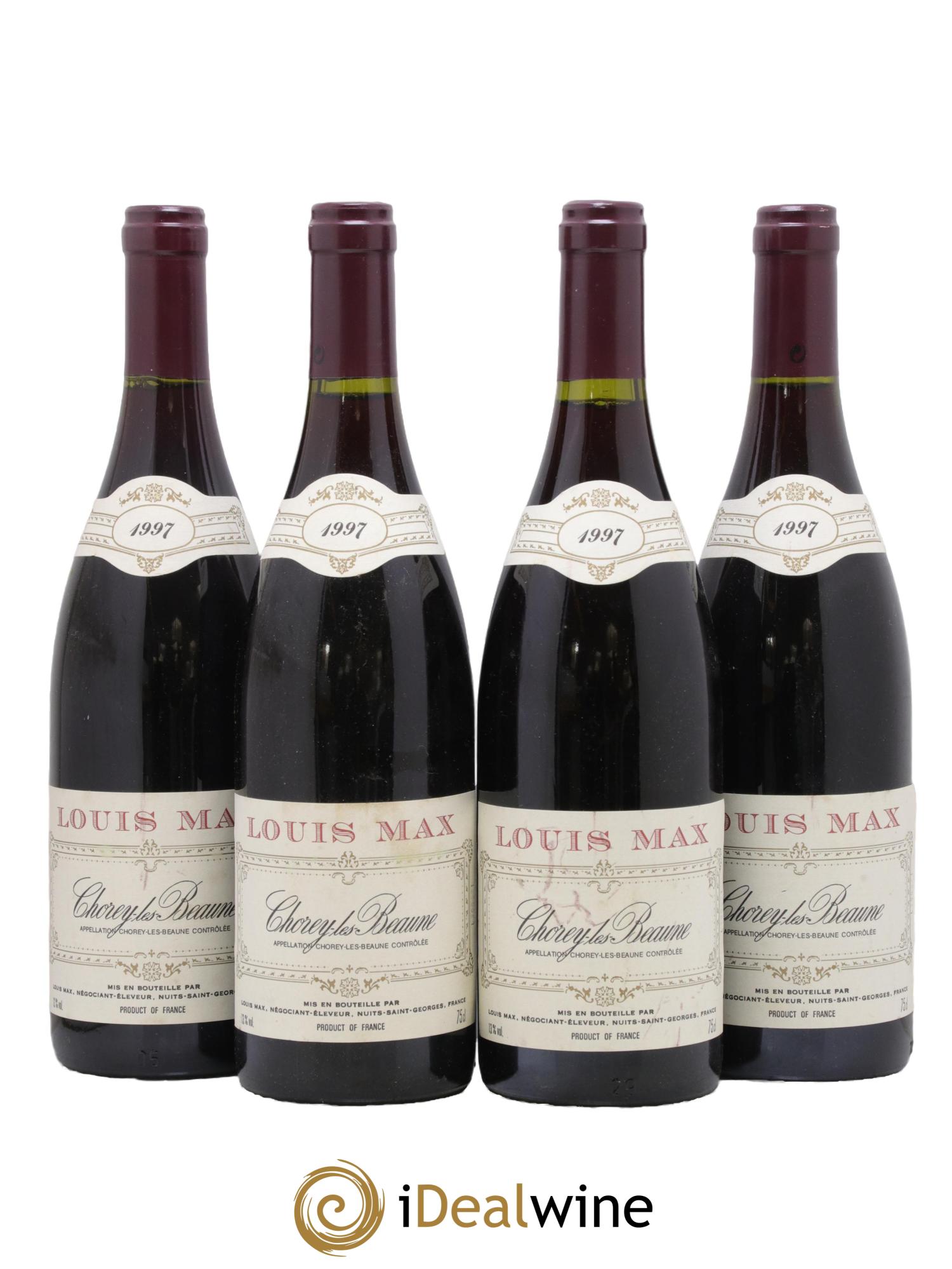 Chorey-lès-Beaune Louis Max 1997 - Lot de 4 bouteilles - 0