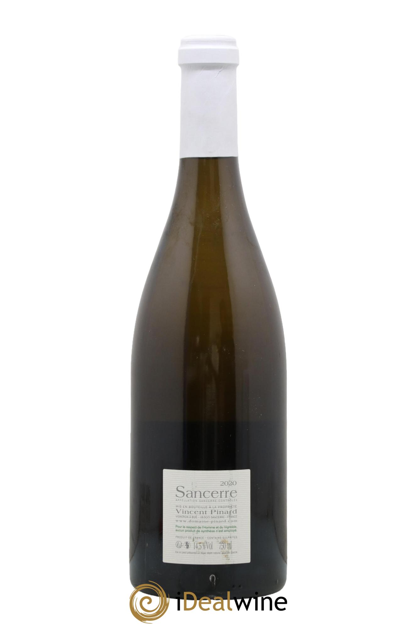 Sancerre Petit Chemarin Vincent Pinard 2020 - Lot de 1 bouteille - 1