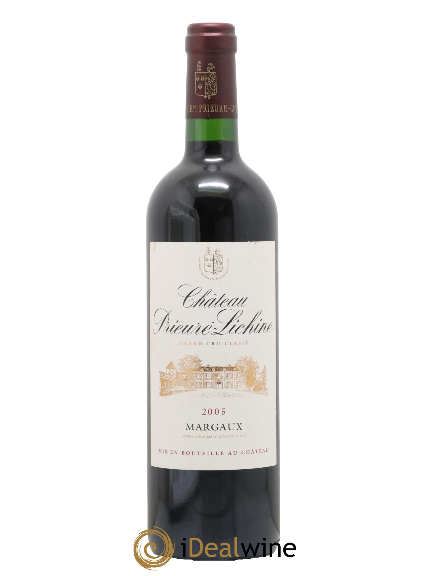 Château Prieuré Lichine 4ème Grand Cru Classé 2005 - Lot de 1 bouteille - 0