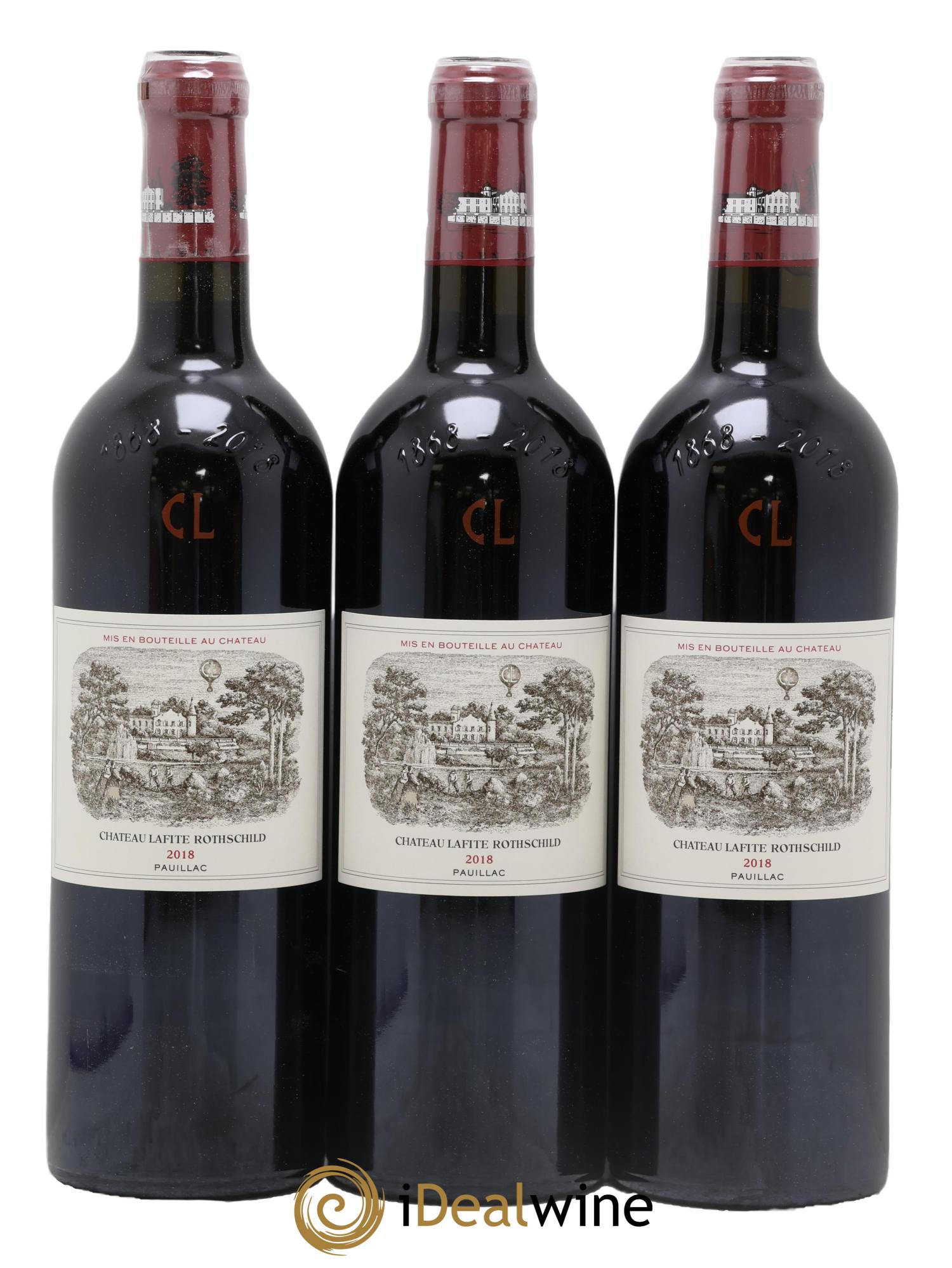 Château Lafite Rothschild 1er Grand Cru Classé 2018 - Lotto di 6 bottiglie - 3